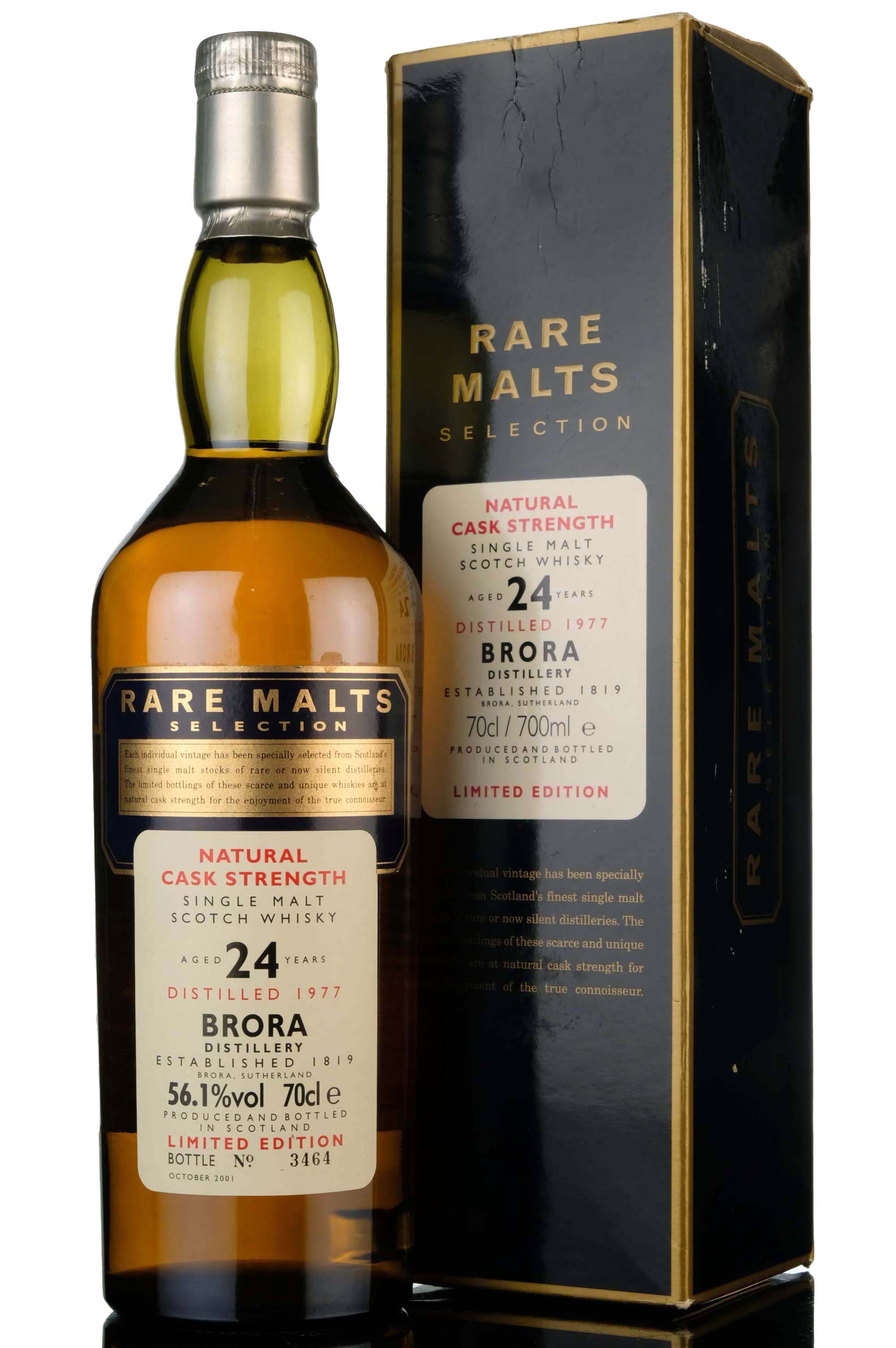 Brora 1977-2001 - 24 Year Old - Rare Malts 56.1%