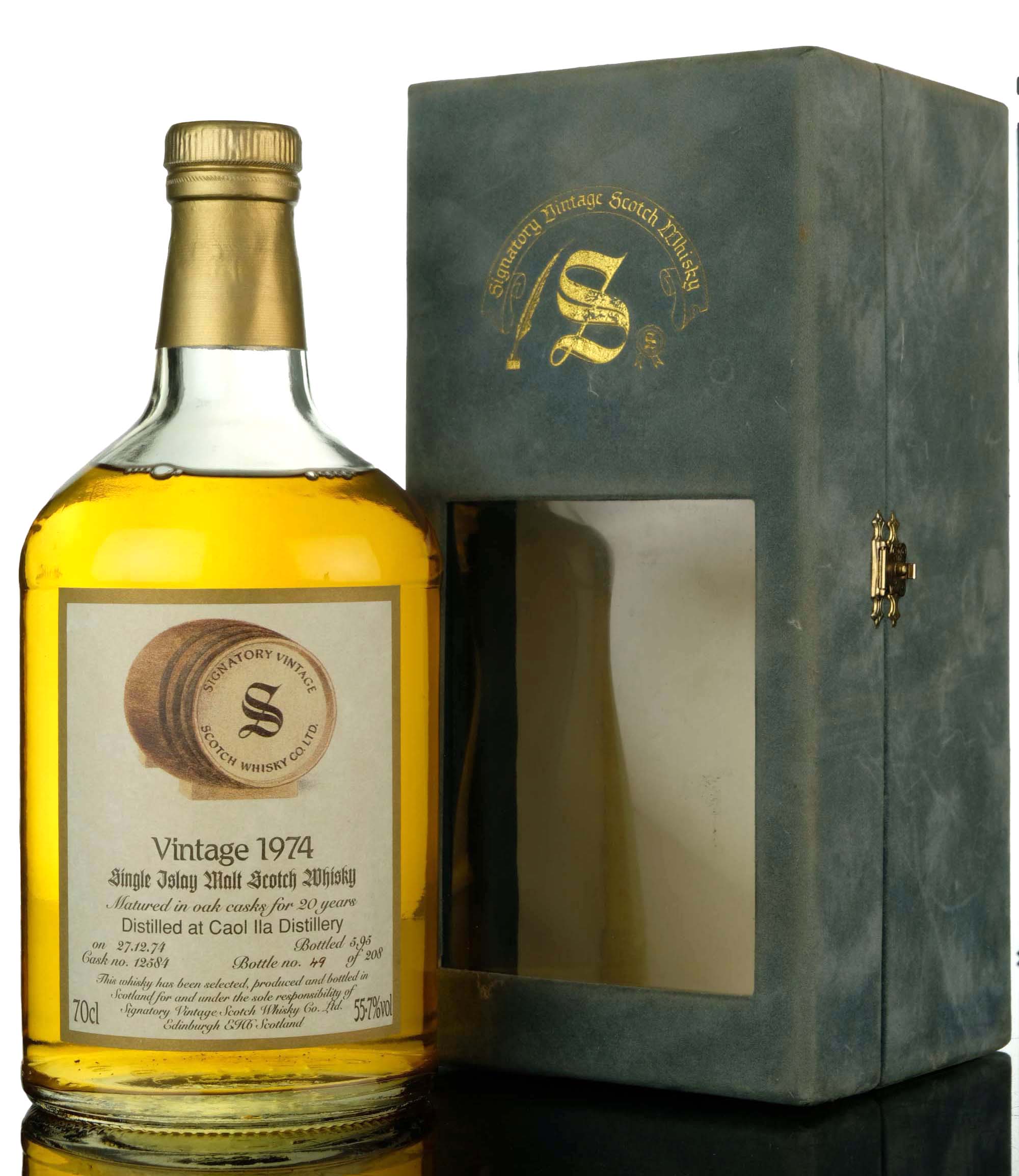 Caol Ila 1974-1995 - 20 Year Old - Signatory Vintage - Single Cask 12584