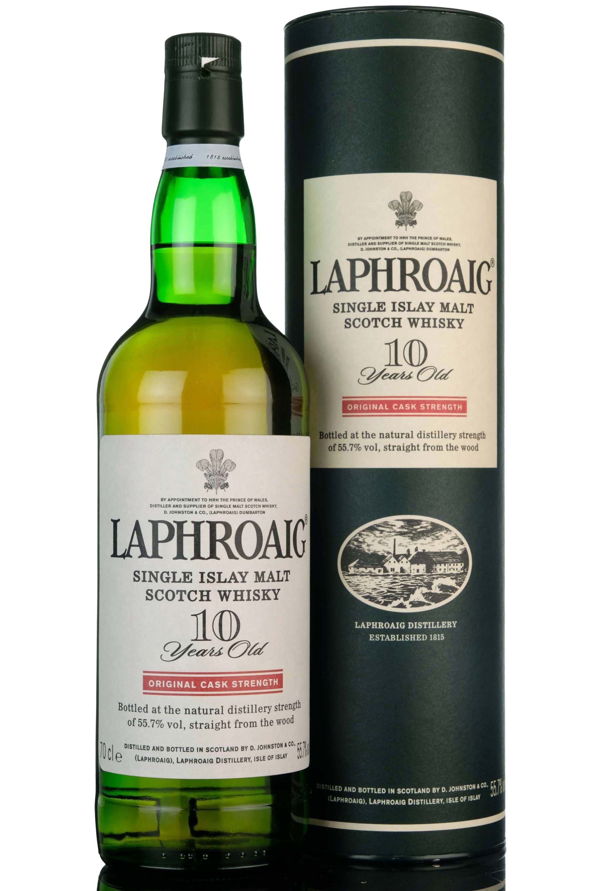 Laphroaig 10 Year Old - Original Cask Strength 55.7% - Mid 2000s