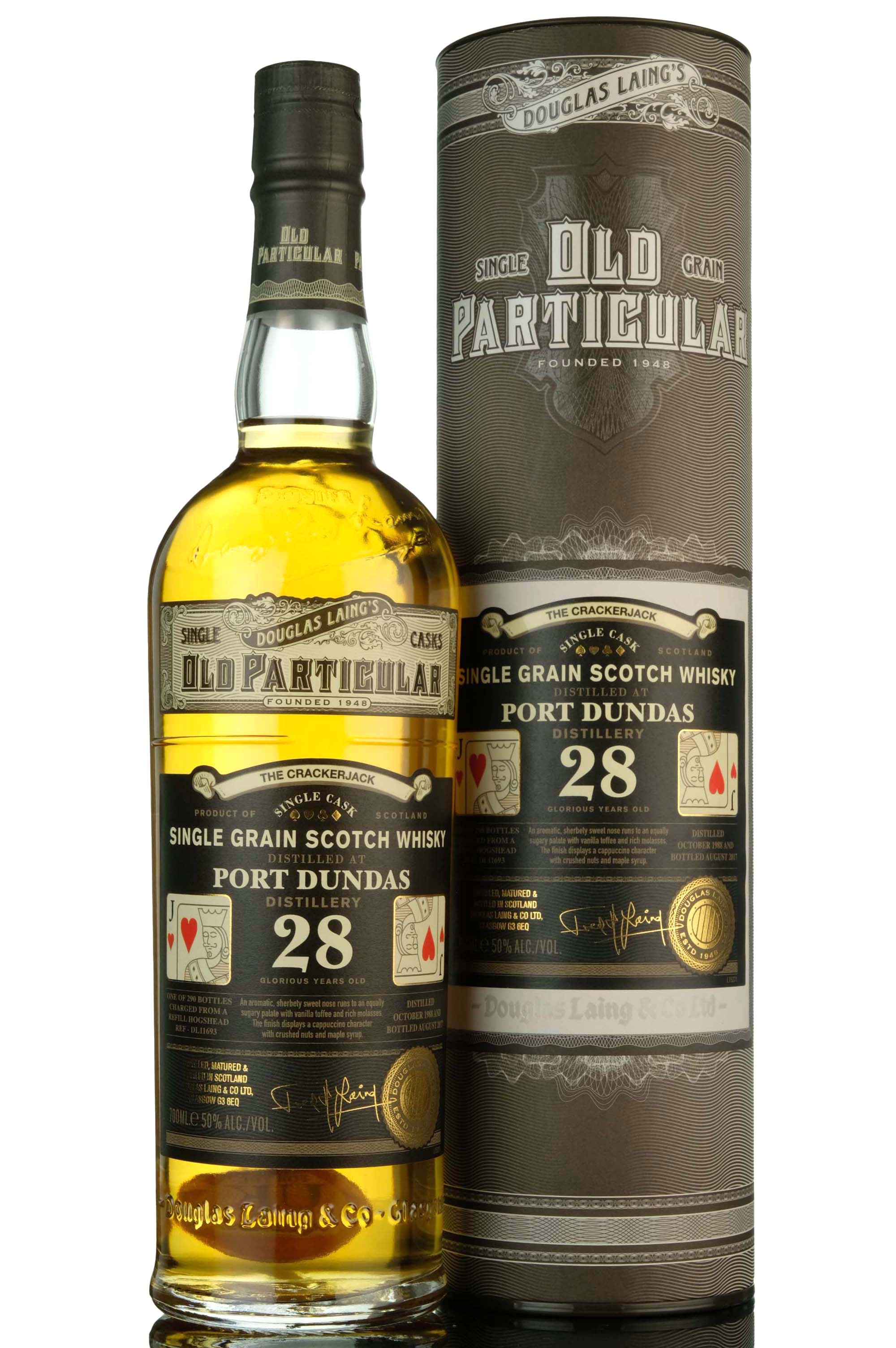 Port Dundas 1988-2017 - 28 Year Old - Douglas Laing - Old Particular The Crackerjack - Sin