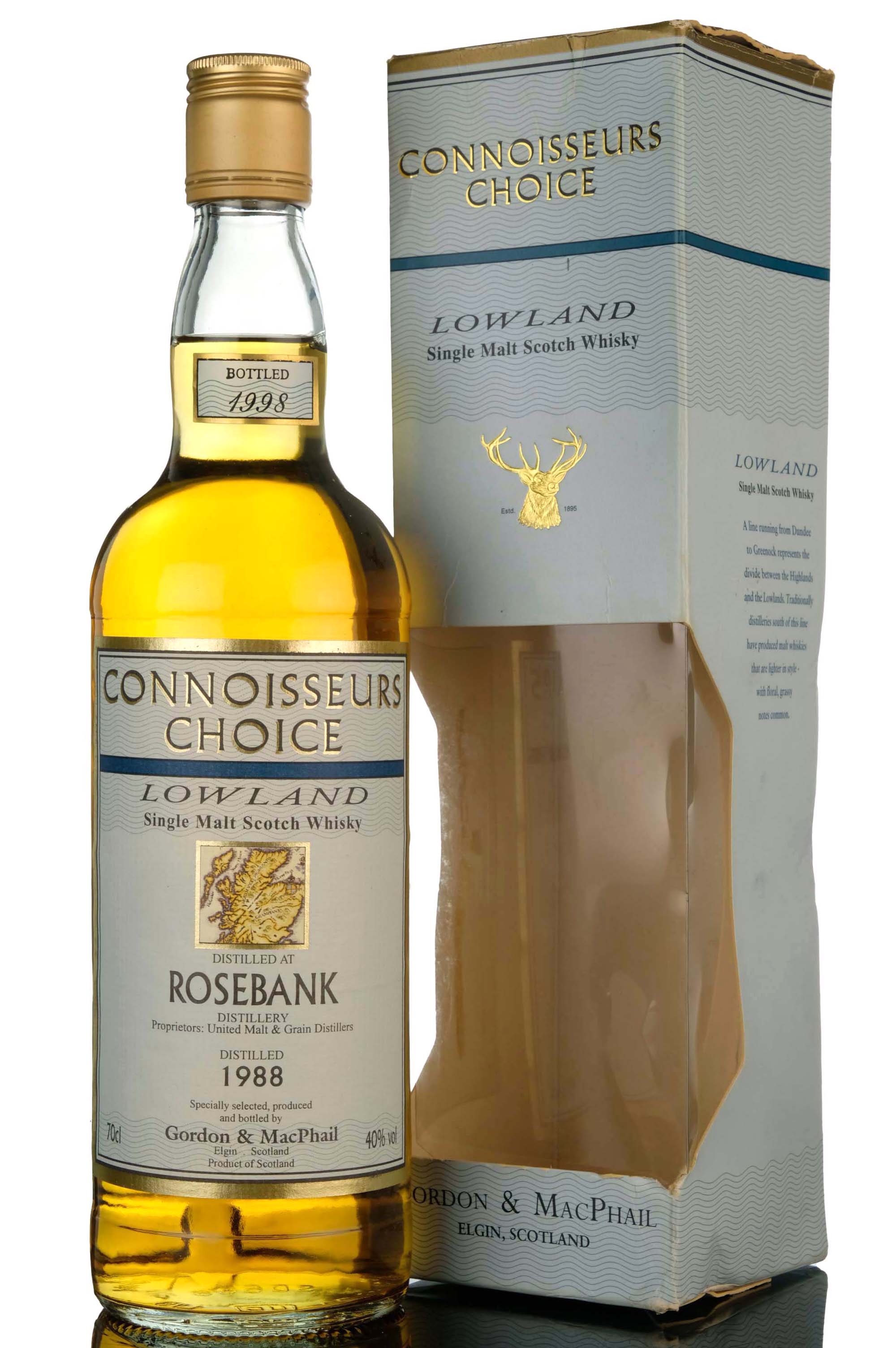 Rosebank 1988-1998 - Gordon & MacPhail - Connoisseurs Choice