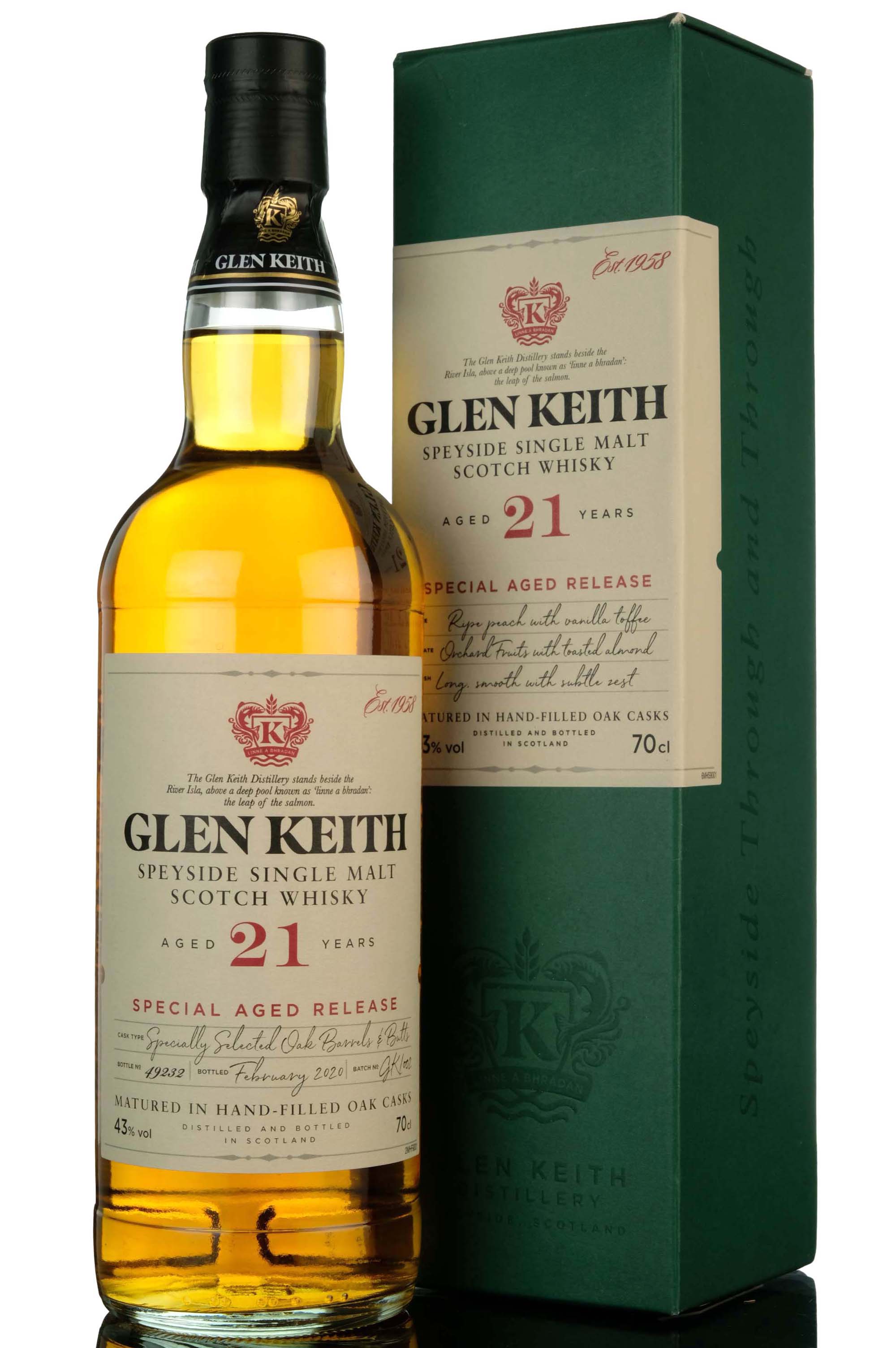 Glen Keith 21 Year Old - Batch 2 - 2020 Release