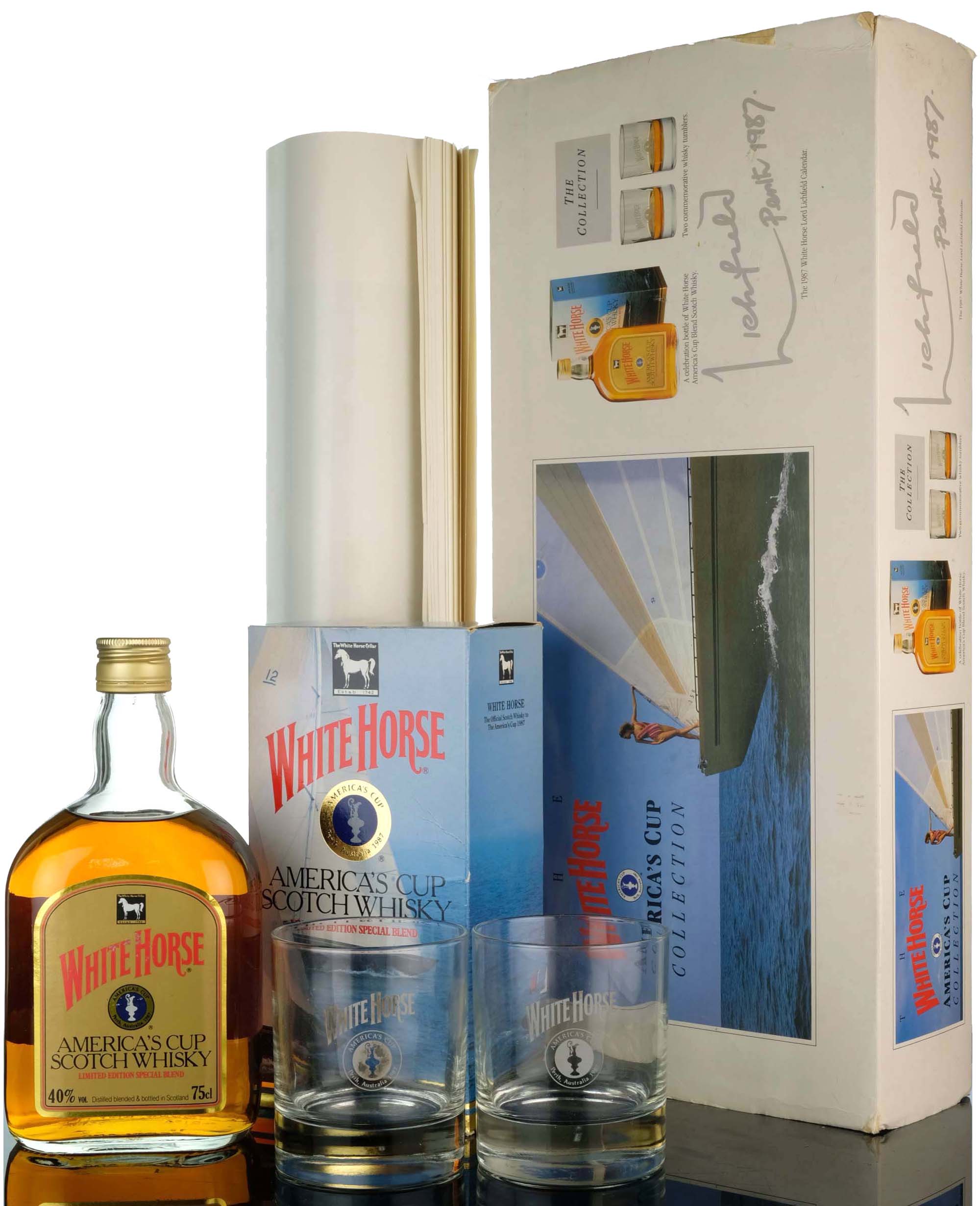 White Horse Americas Cup Perth Australia 1987 - Presentation Set