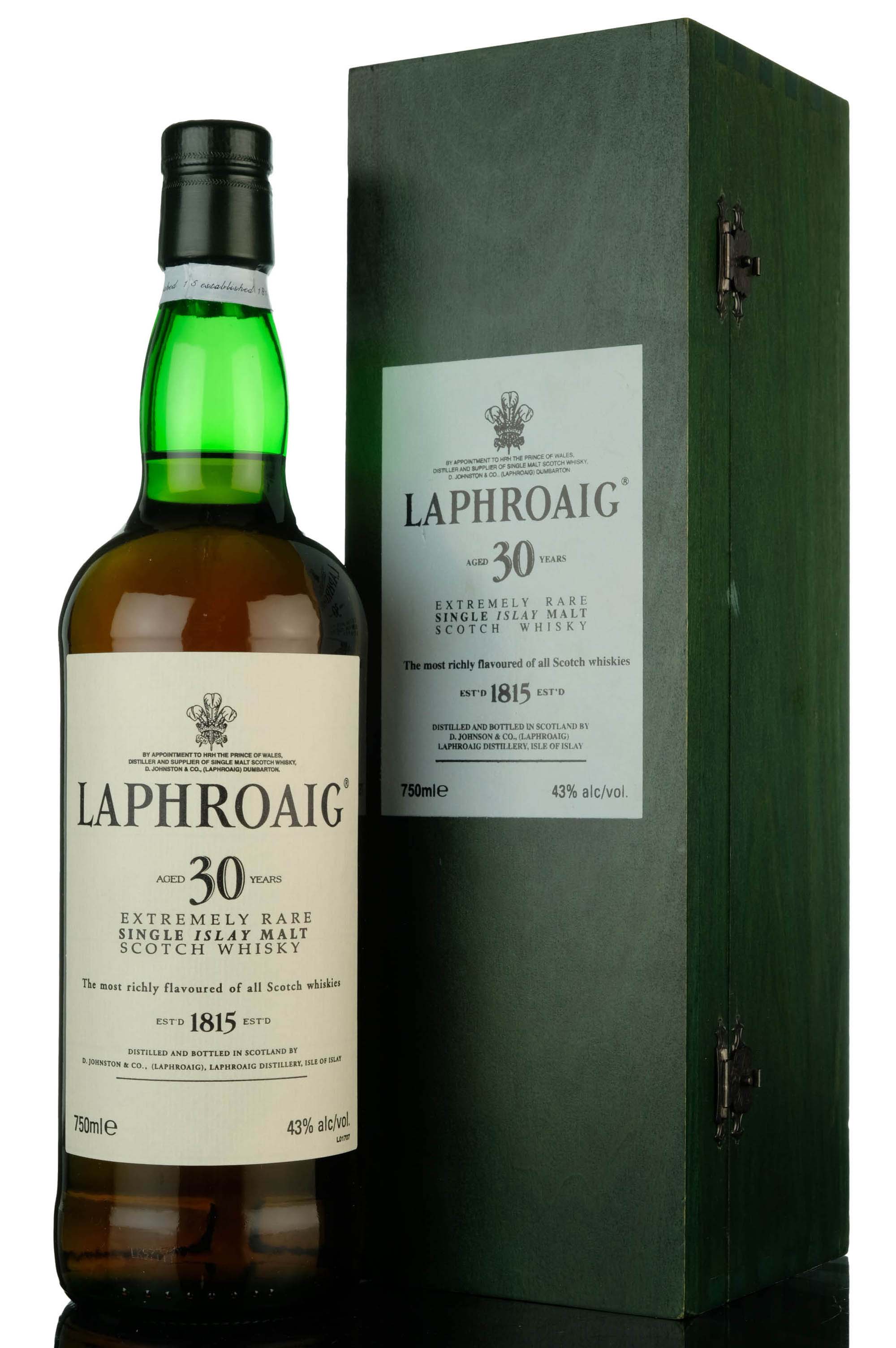 Laphroaig 30 Year Old - Circa 2000