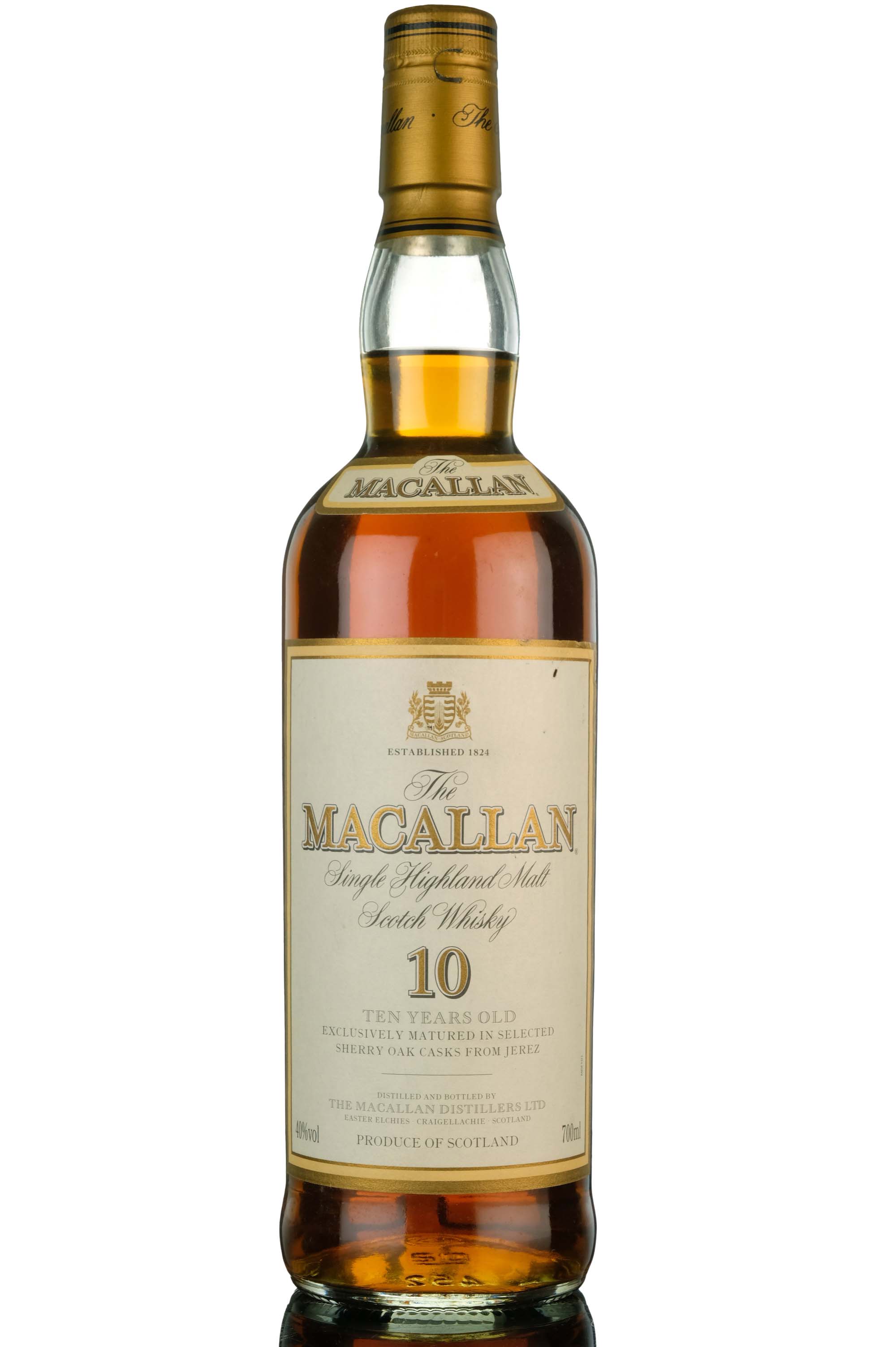 Macallan 10 Year Old - Sherry Cask - Early 2000s