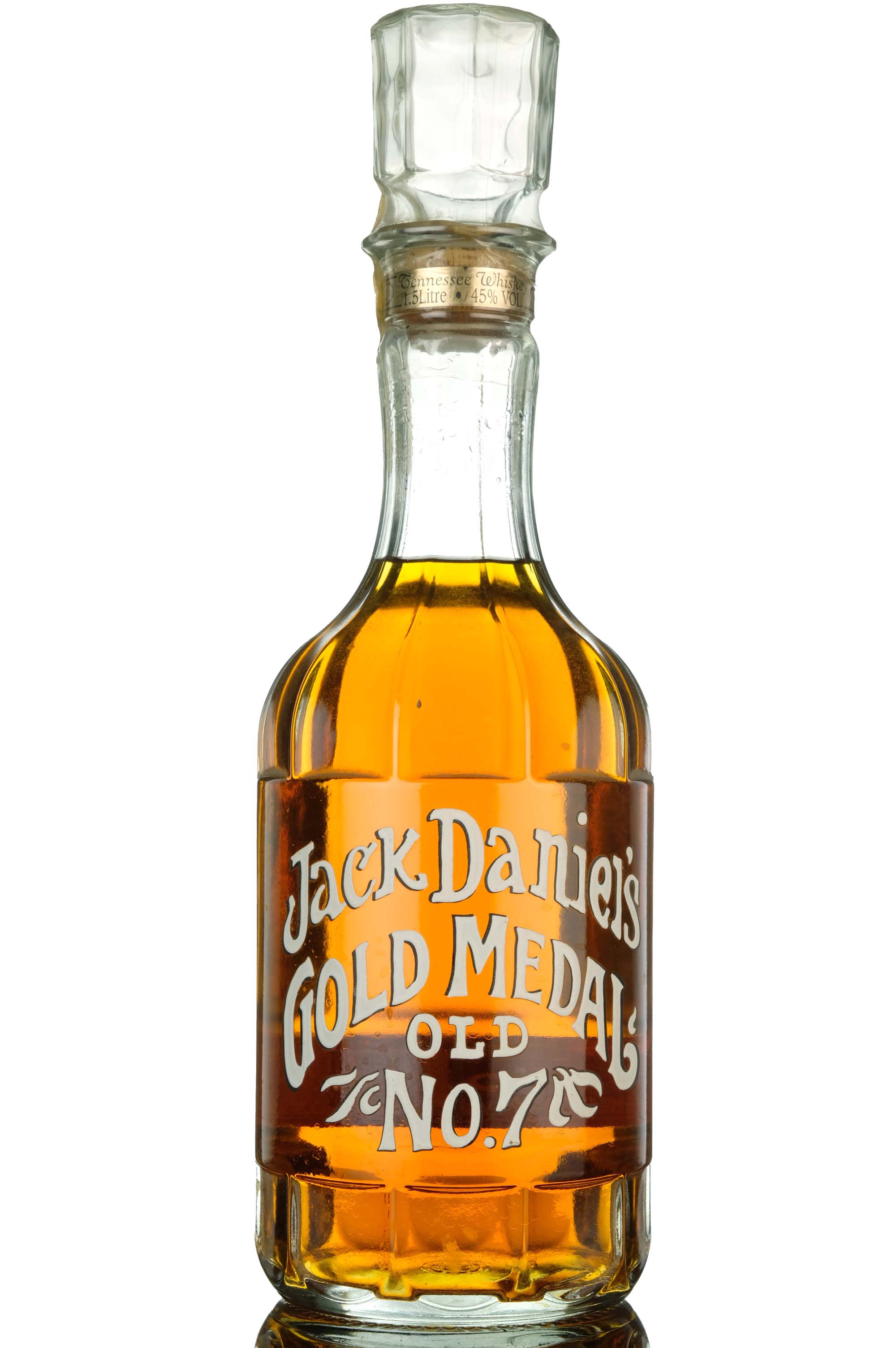 Jack Daniels 1904 Gold Medal Replica Bottle - Centennial 1904-2004 - 1.5 Litres