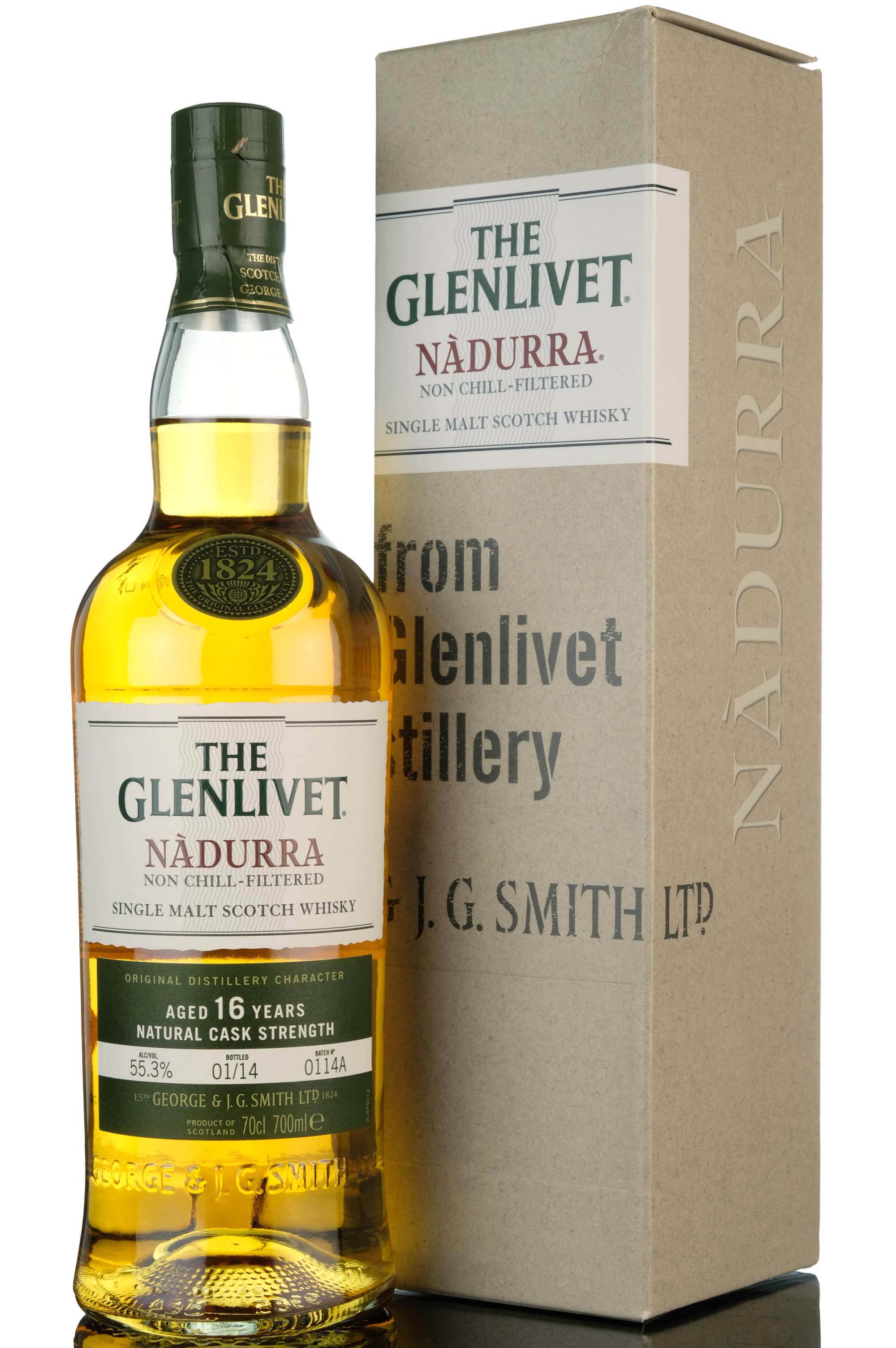 Glenlivet 16 Year Old - Nadurra Batch 0114A - 2014 Release