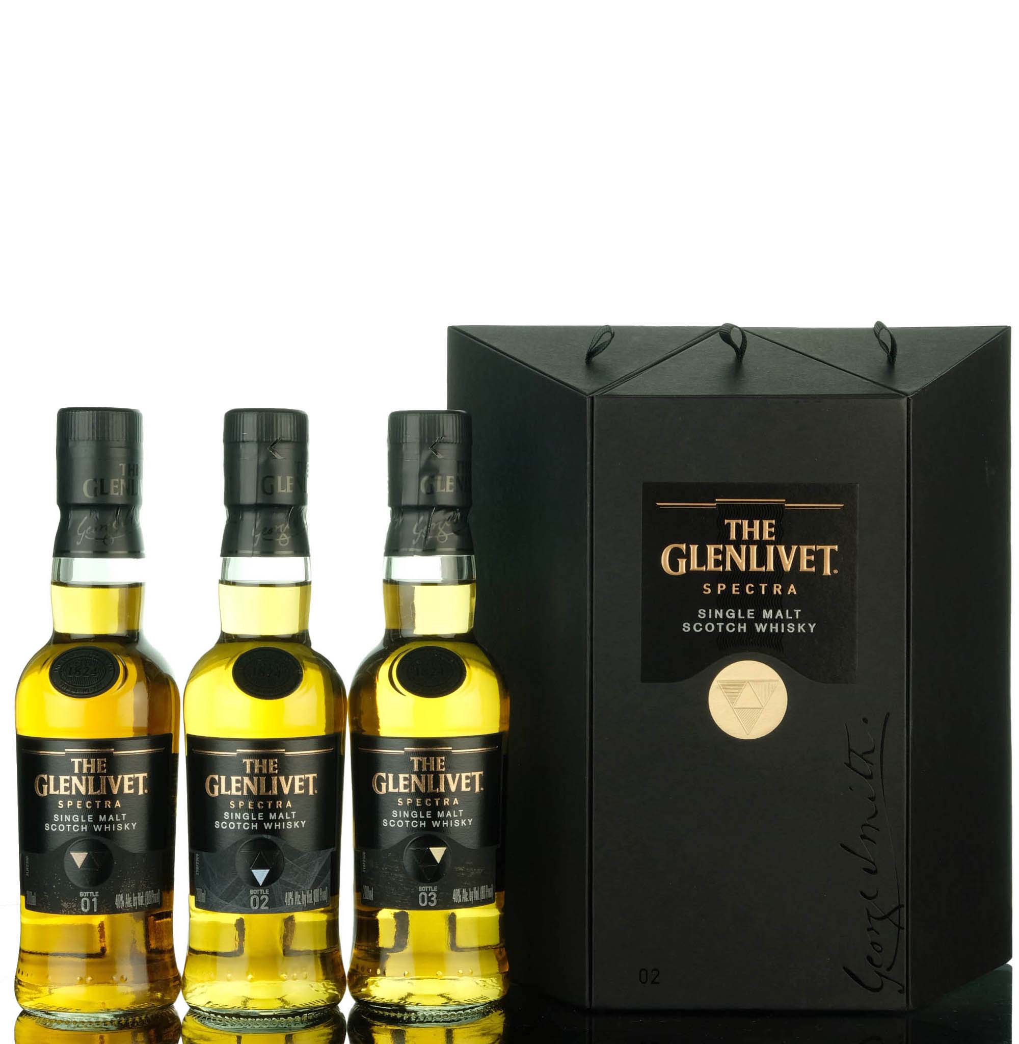 Glenlivet Spectra Box Set - 2019 Release - Quarter Bottle