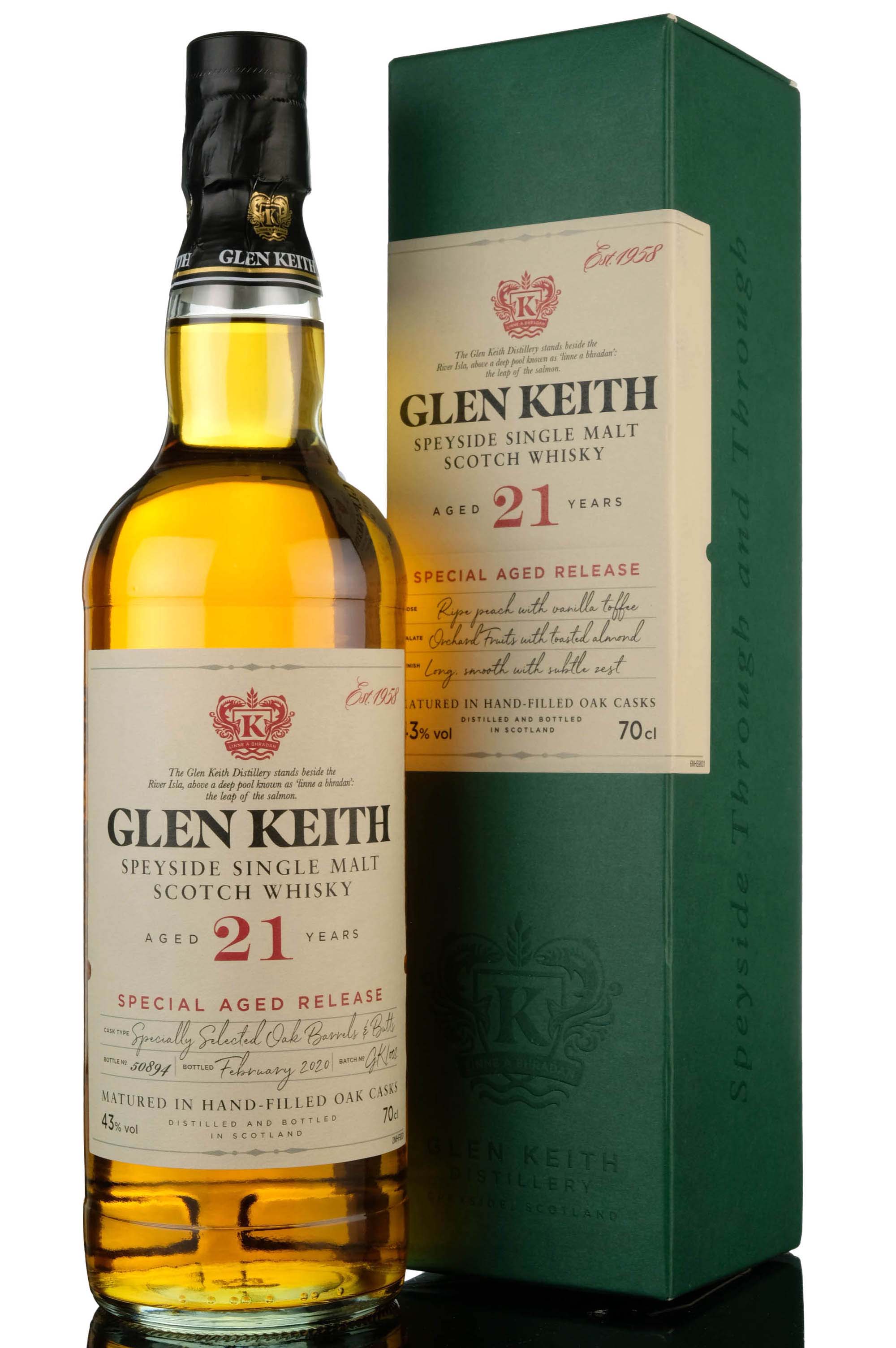 Glen Keith 21 Year Old - Batch 2 - 2020 Release