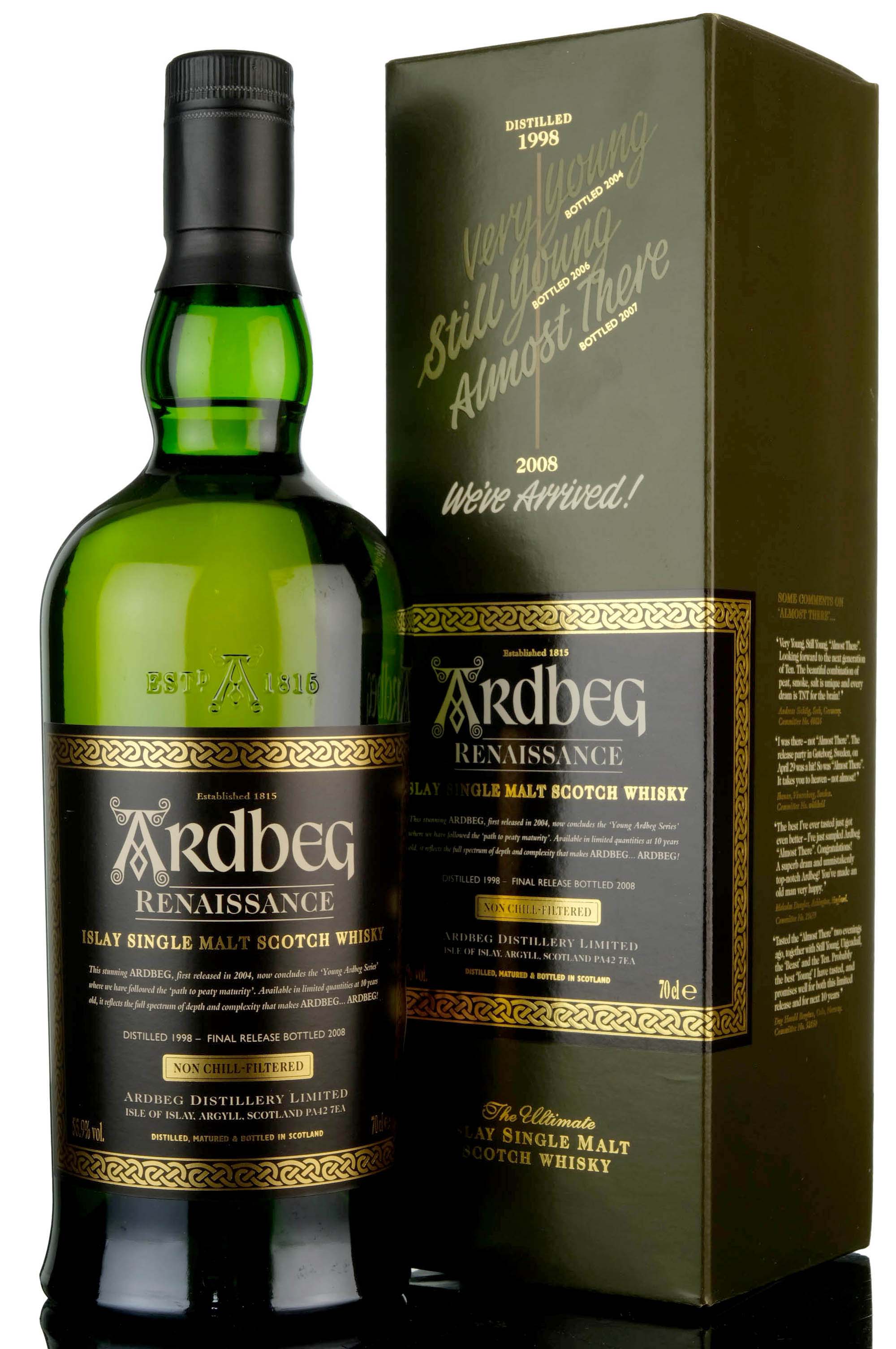 Ardbeg 1998-2008 - Renaissance - Final Release