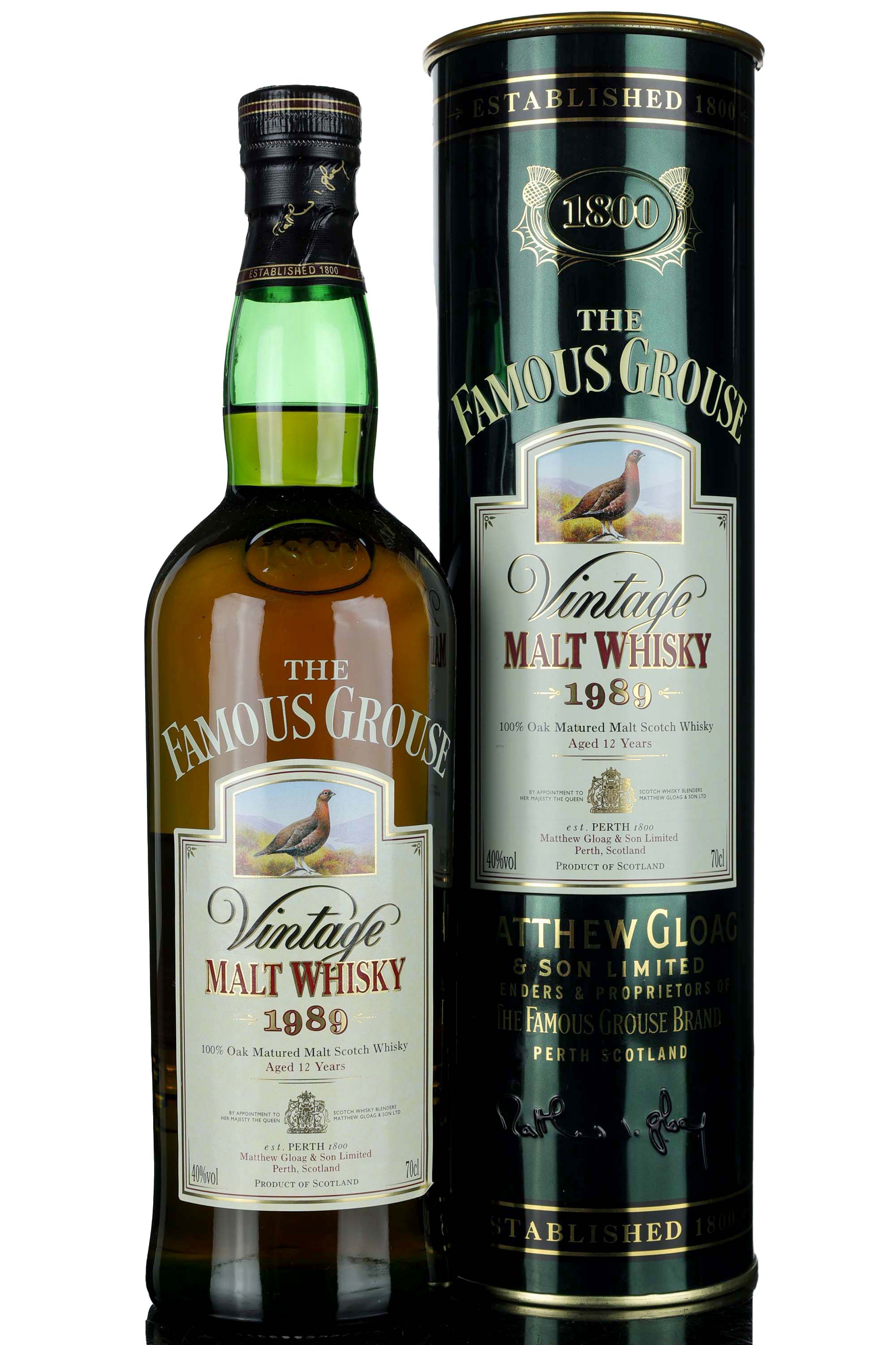 Famous Grouse 1989 - 12 Year Old