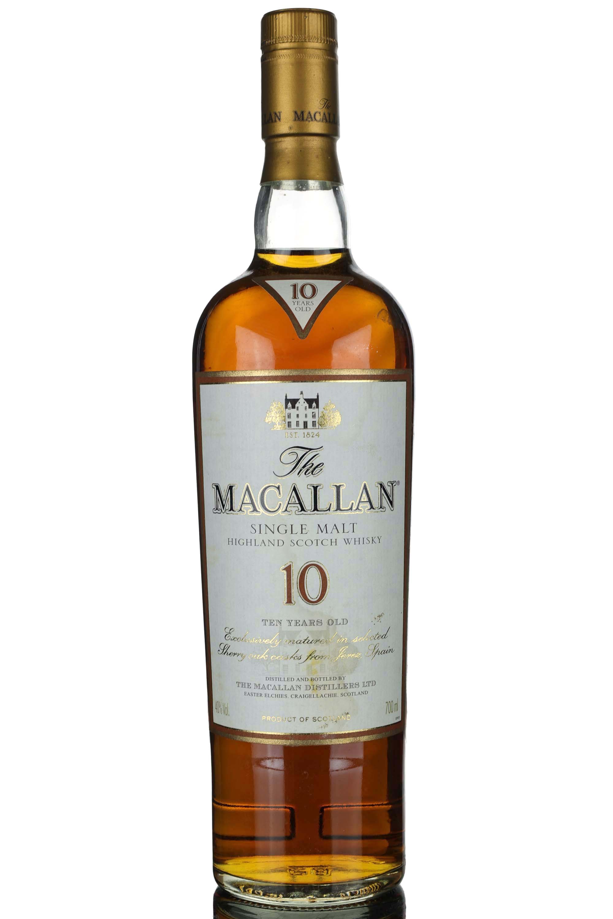 Macallan 10 Year Old - Sherry Cask - Mid 2000s