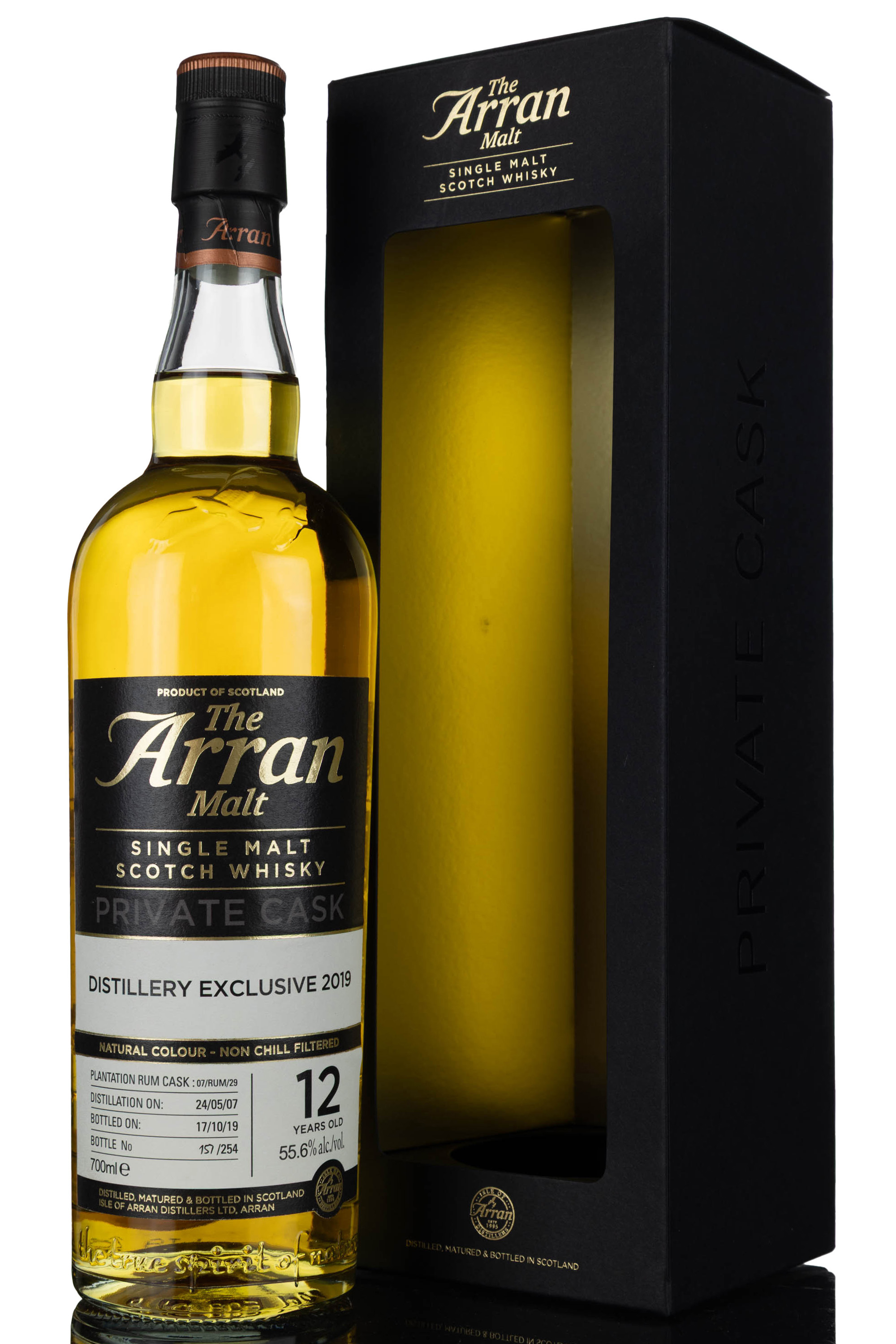 Arran 2007-2019 - 12 Year Old - Private Cask - Distillery Exclusive - Single Cask 07/RUM/2
