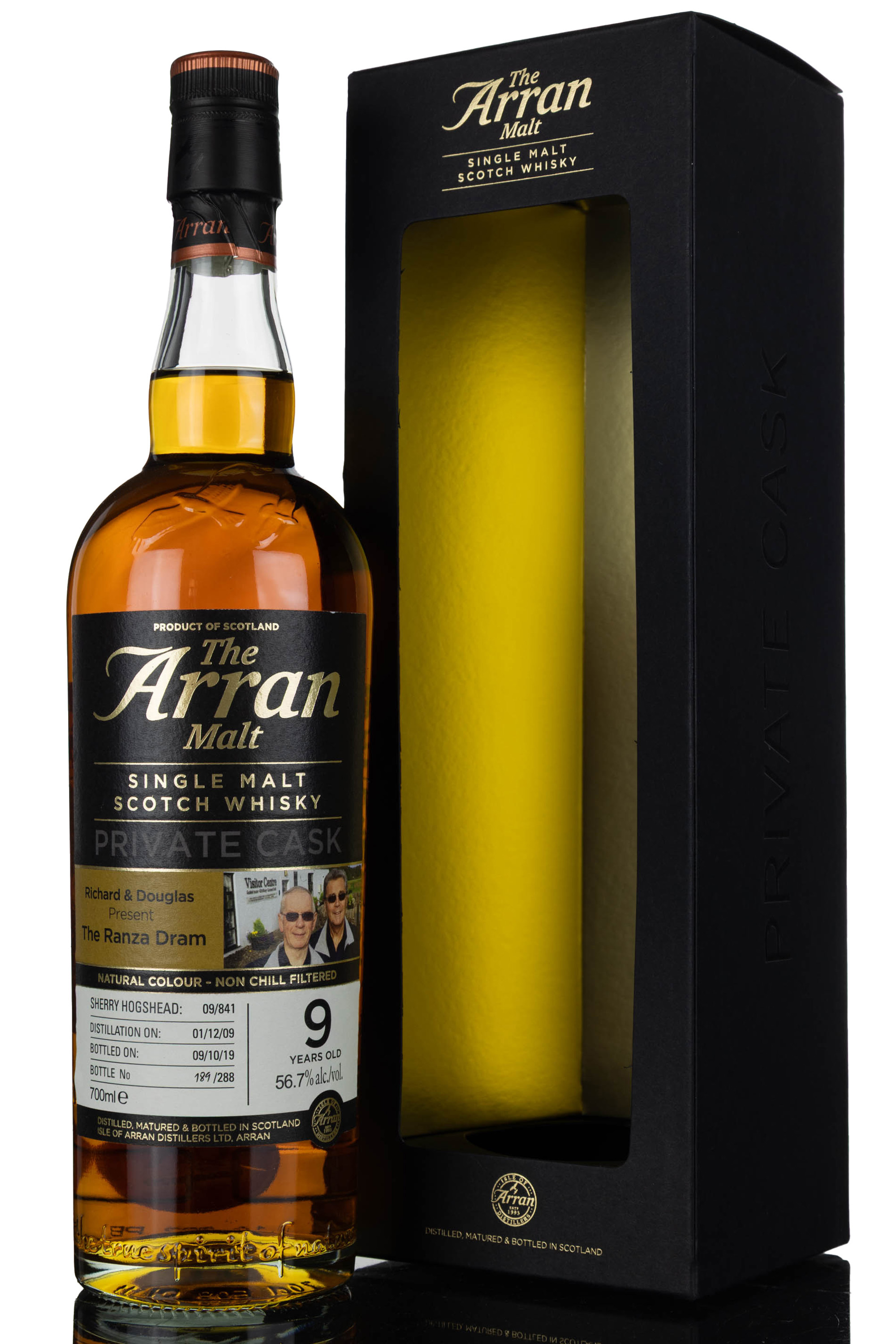 Arran 2009-2019 - 9 Year Old - Private Cask - The Ranza Dram - Single Cask 09/841