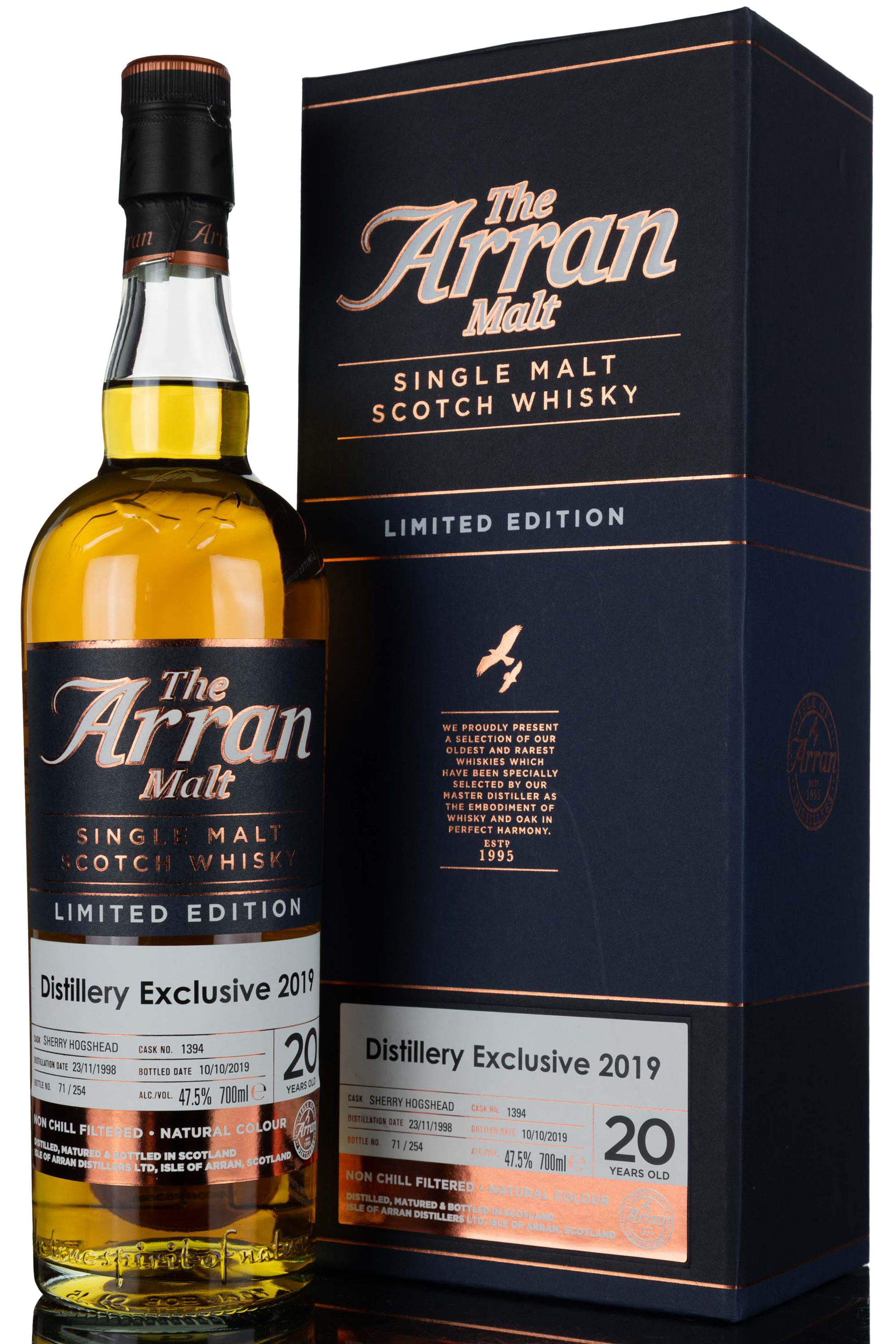 Arran 1998-2019 - 20 Year Old - Distillery Exclusive - Single Cask 1394