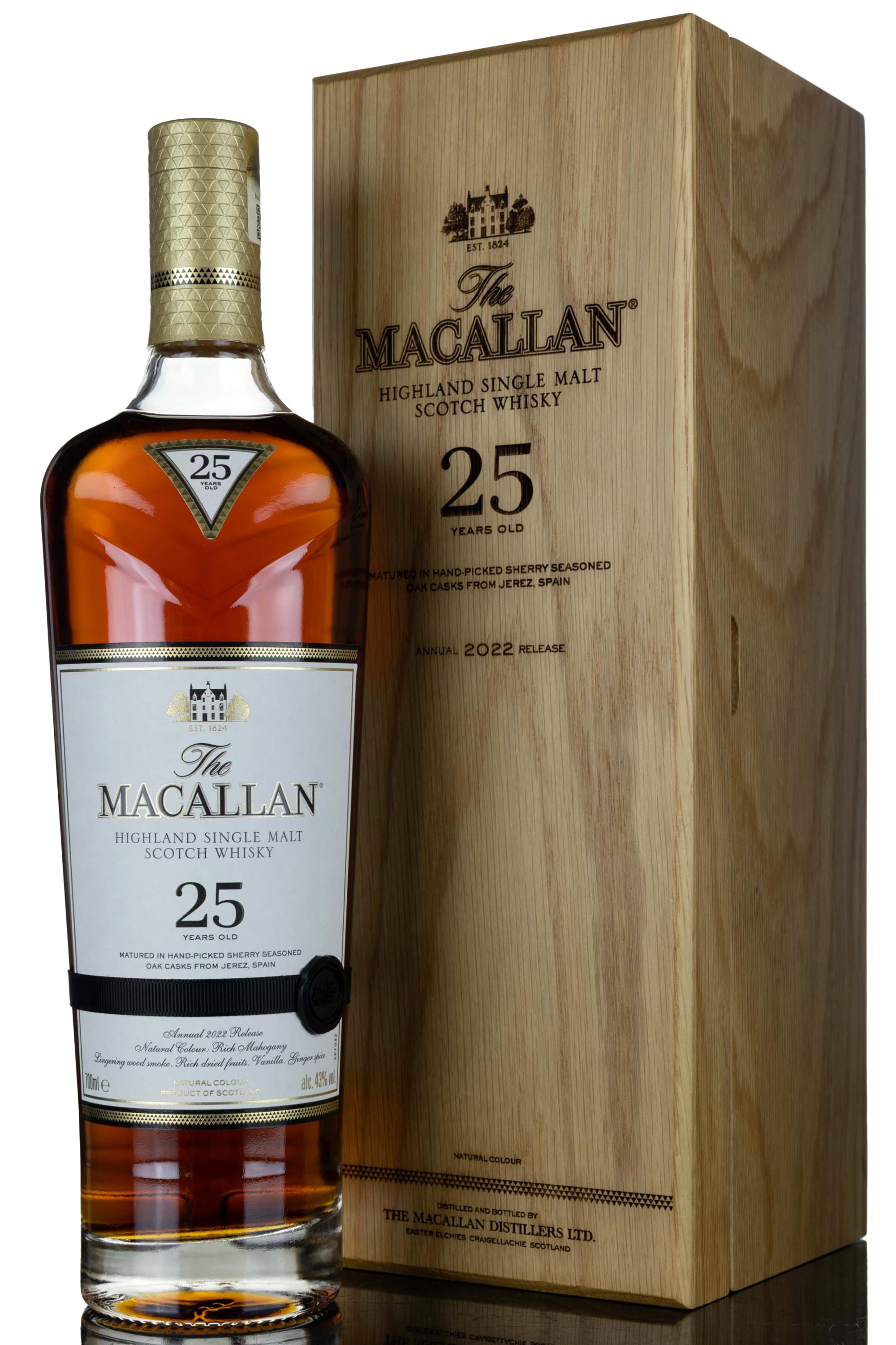 Macallan 25 Year Old - Sherry Cask - 2022 Release