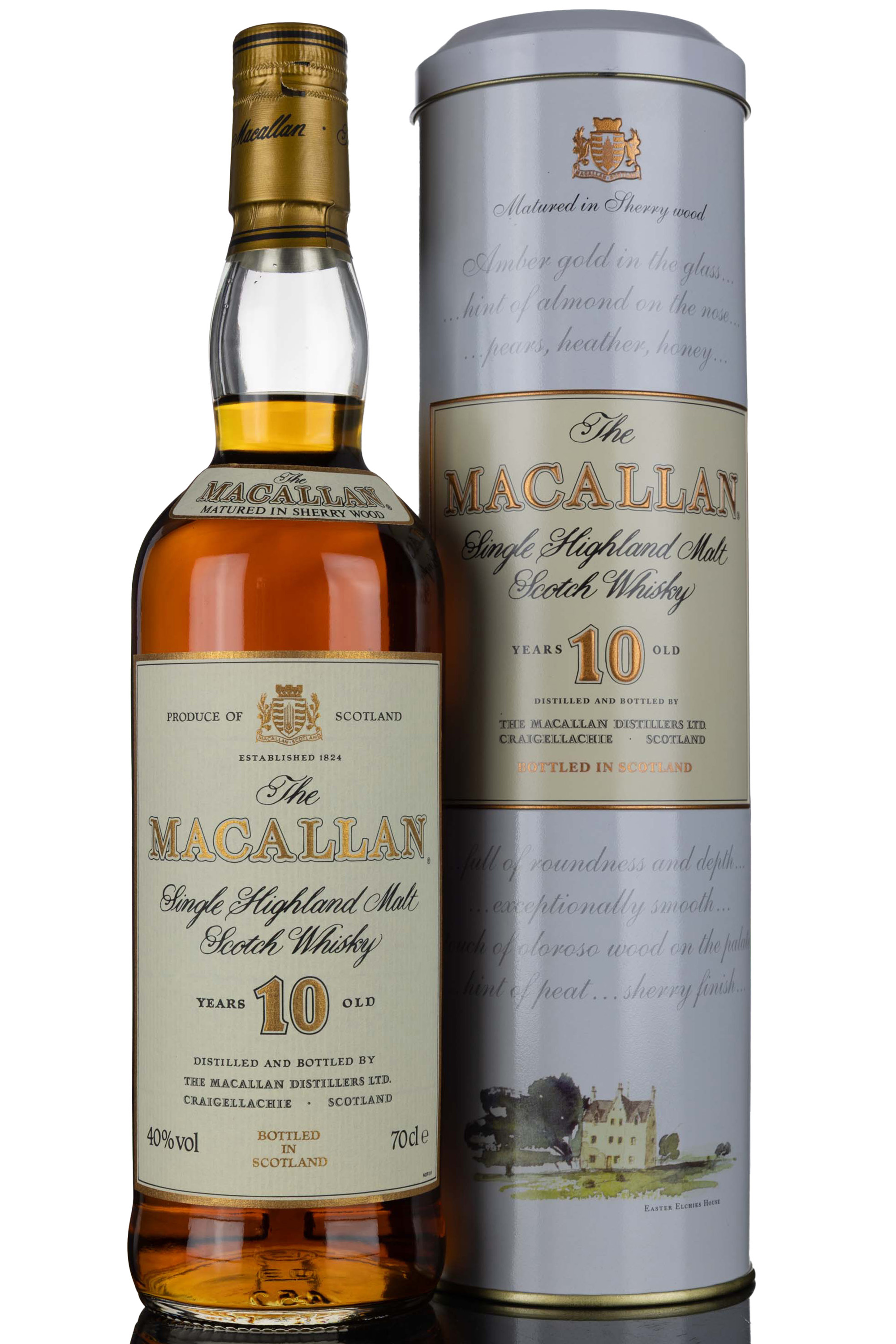Macallan 10 Year Old - Sherry Cask - 1990s - Limited Edition Tin