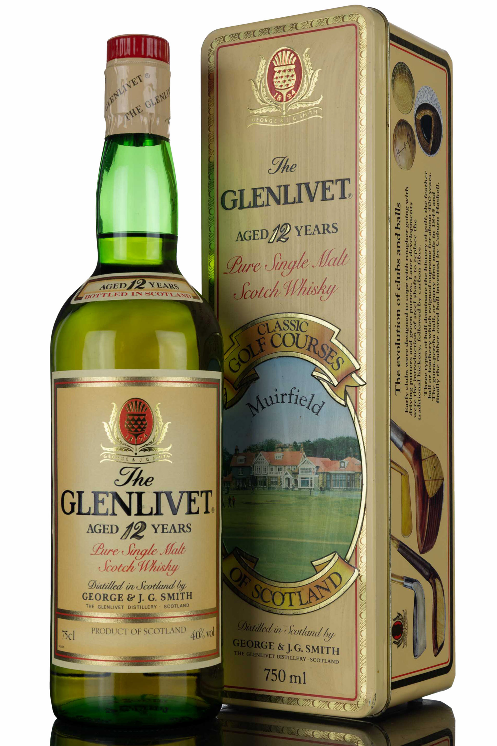 Glenlivet 12 Year Old - 1980s - Classic Golf Courses - Muirfield