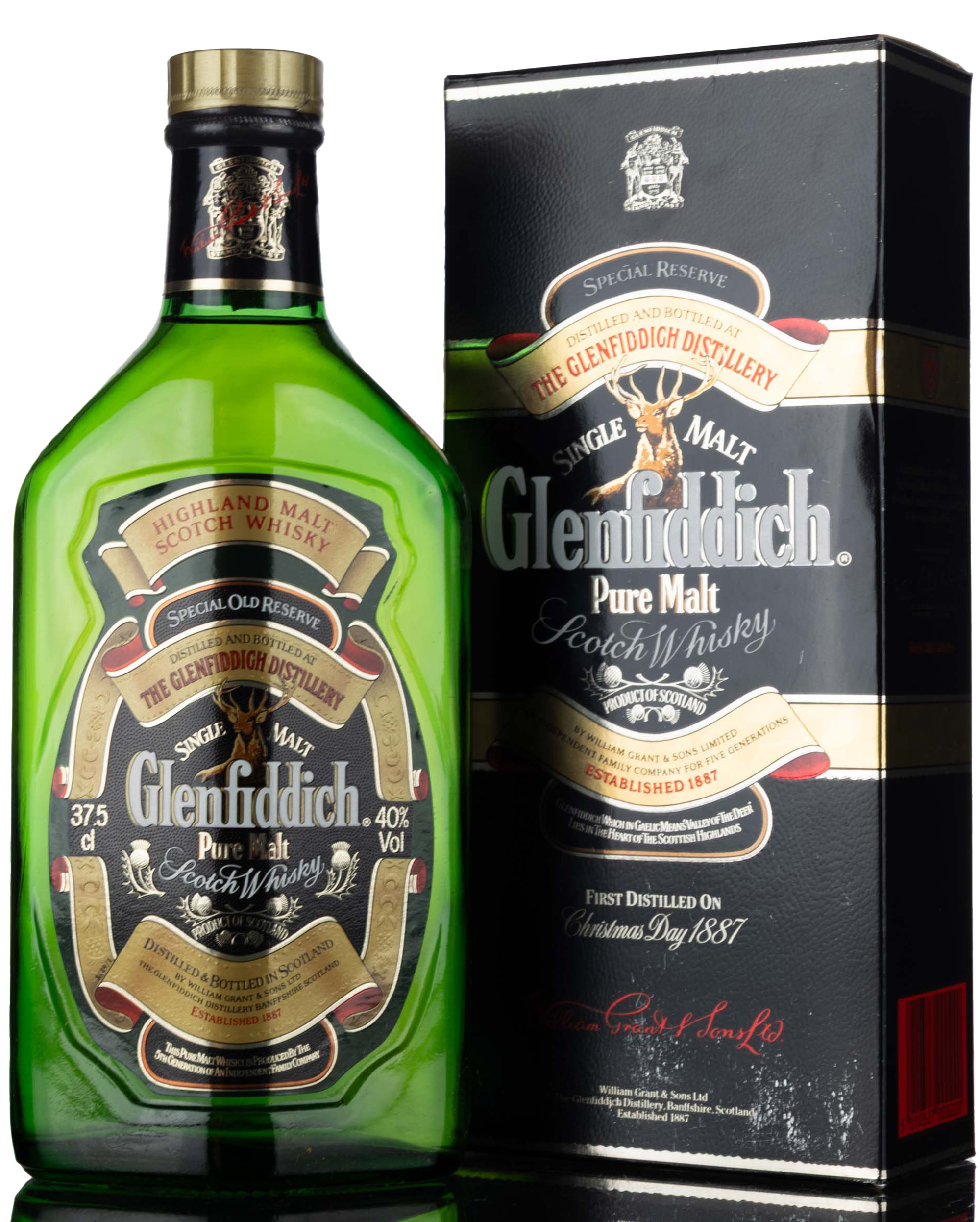 Glenfiddich Special Old Reserve 1980s Half Bottle