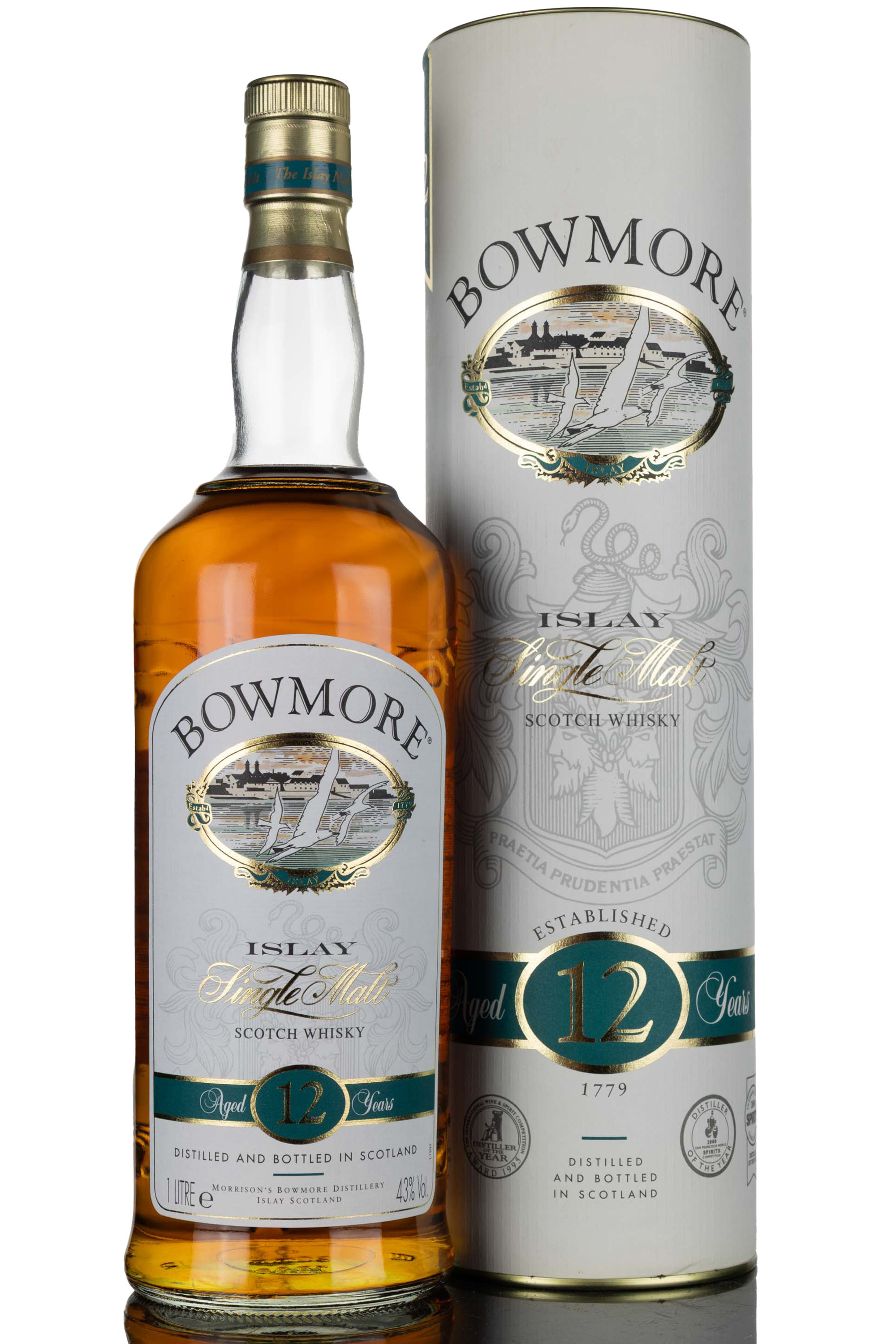 Bowmore 12 Year Old - Circa 2000 - 1 Litre