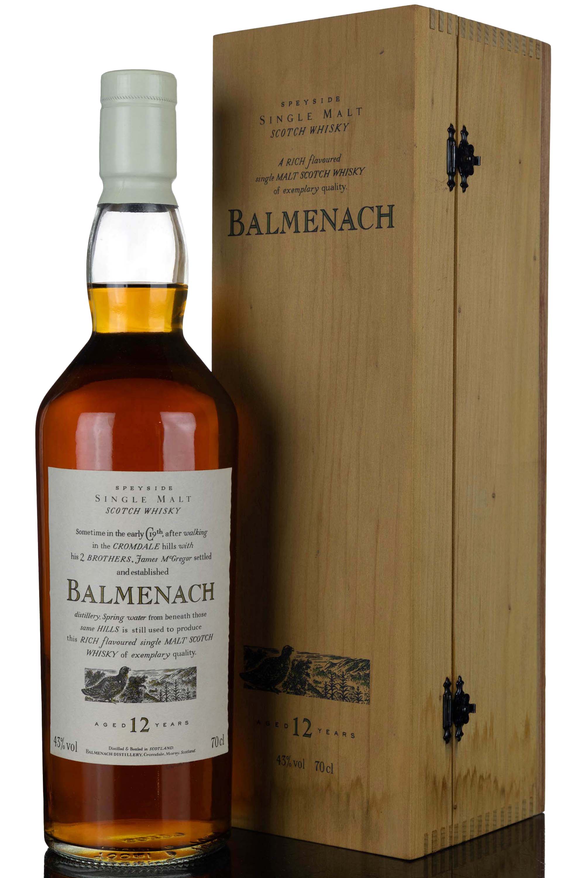 Balmenach 12 Year Old - Flora & Fauna - White Capsule