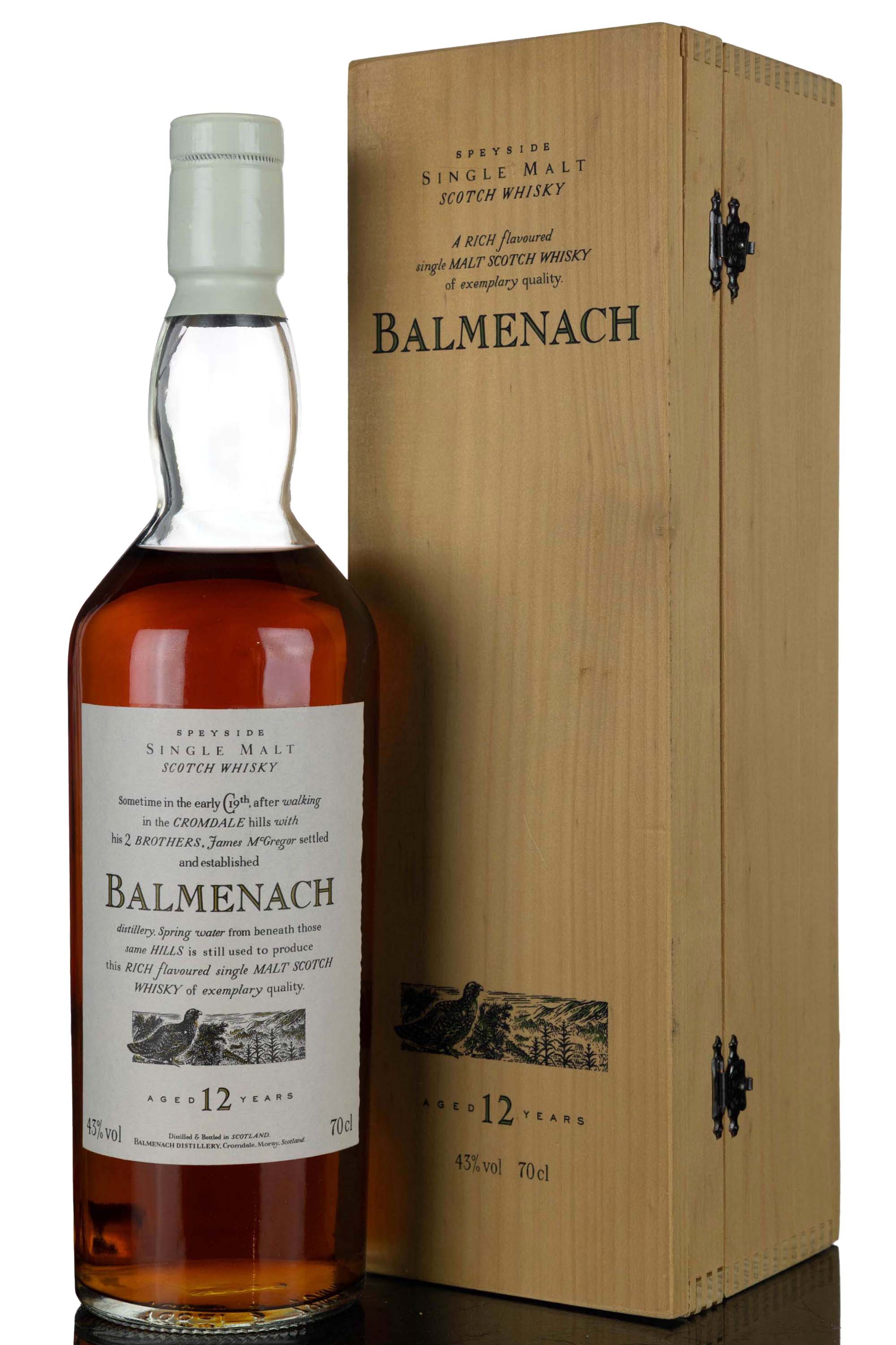 Balmenach 12 Year Old - Flora & Fauna - White Capsule