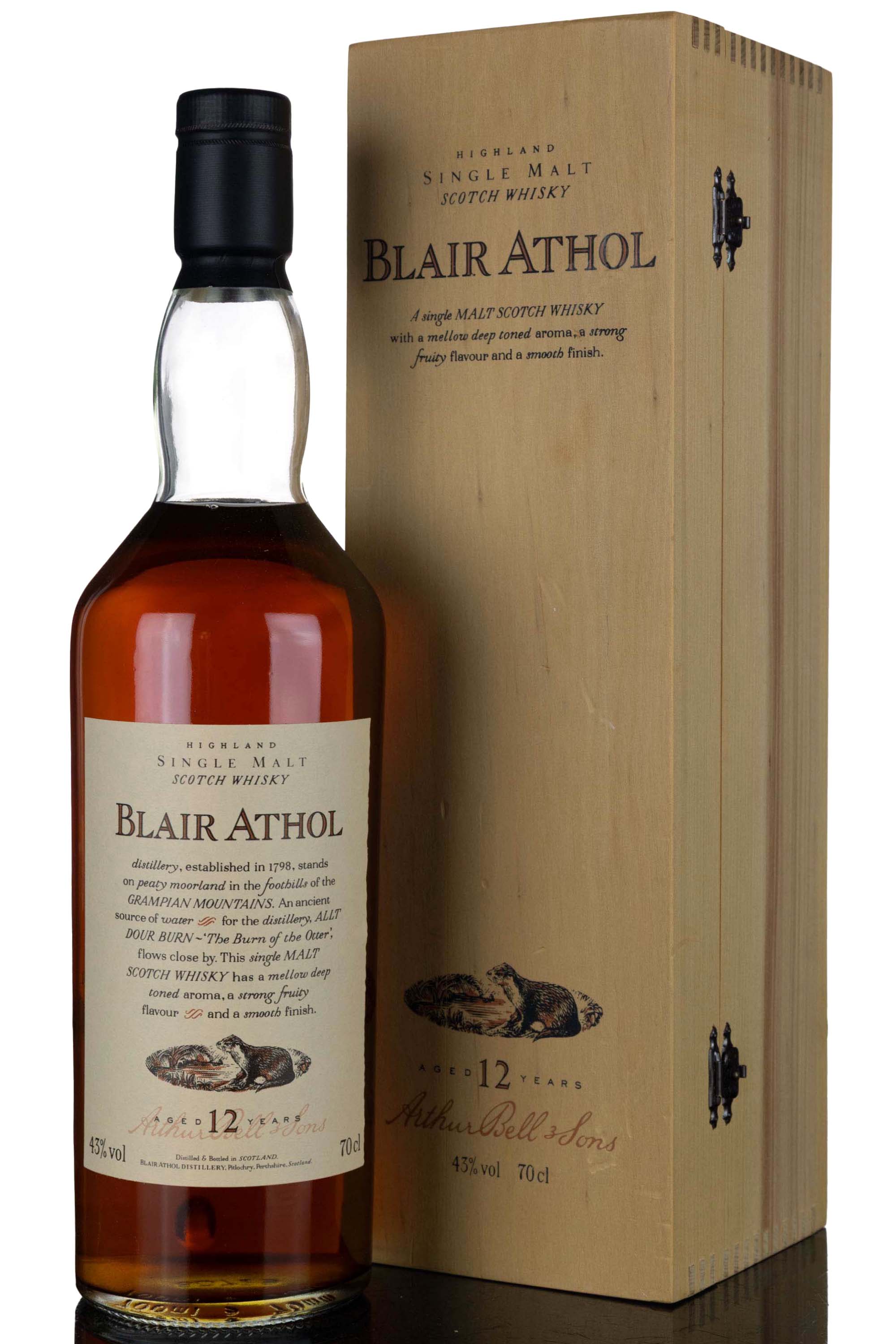 Blair Athol 12 Year Old - Flora & Fauna - Wooden Box