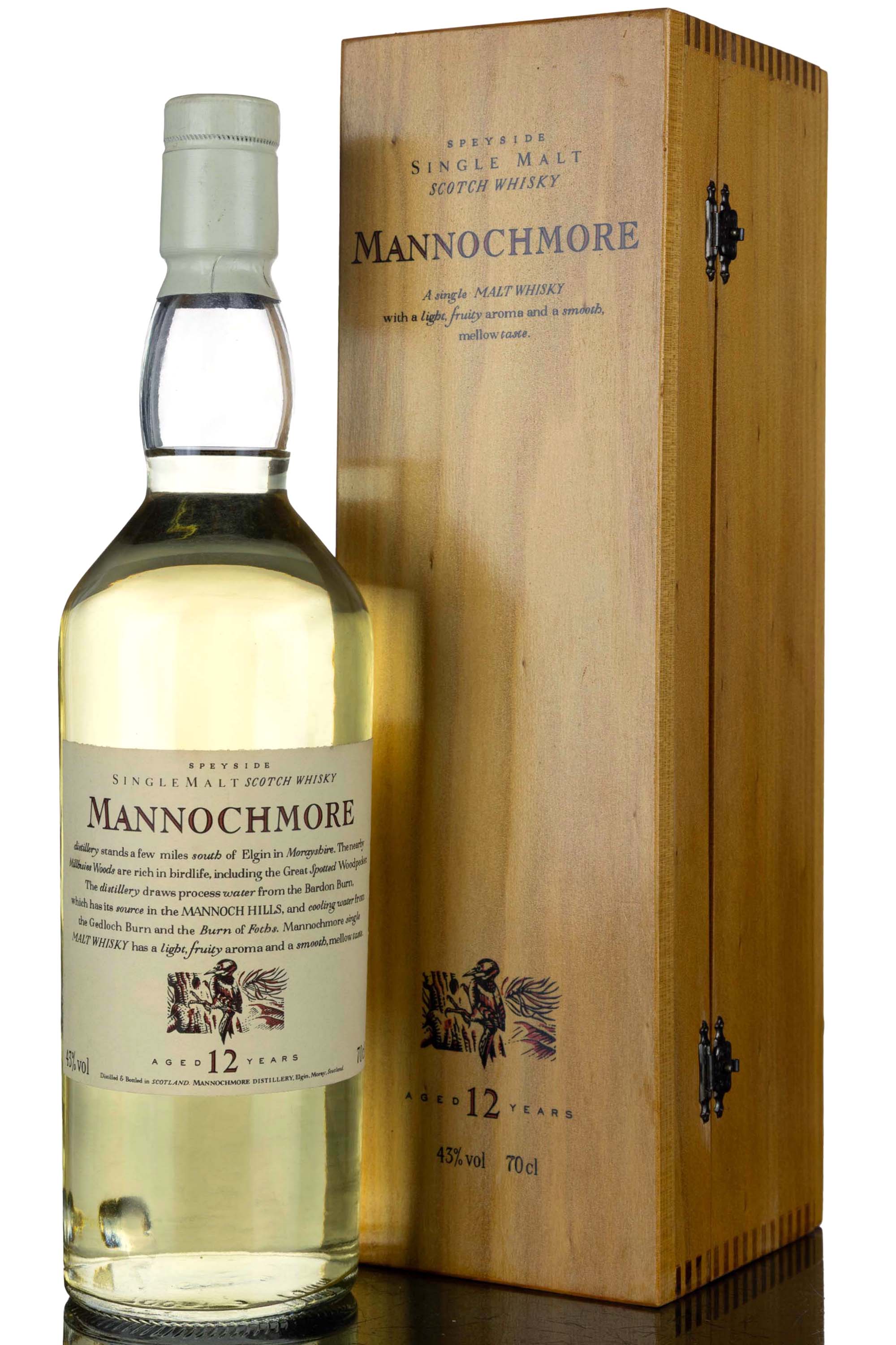 Mannochmore 12 Year Old - Flora & Fauna - White Capsule