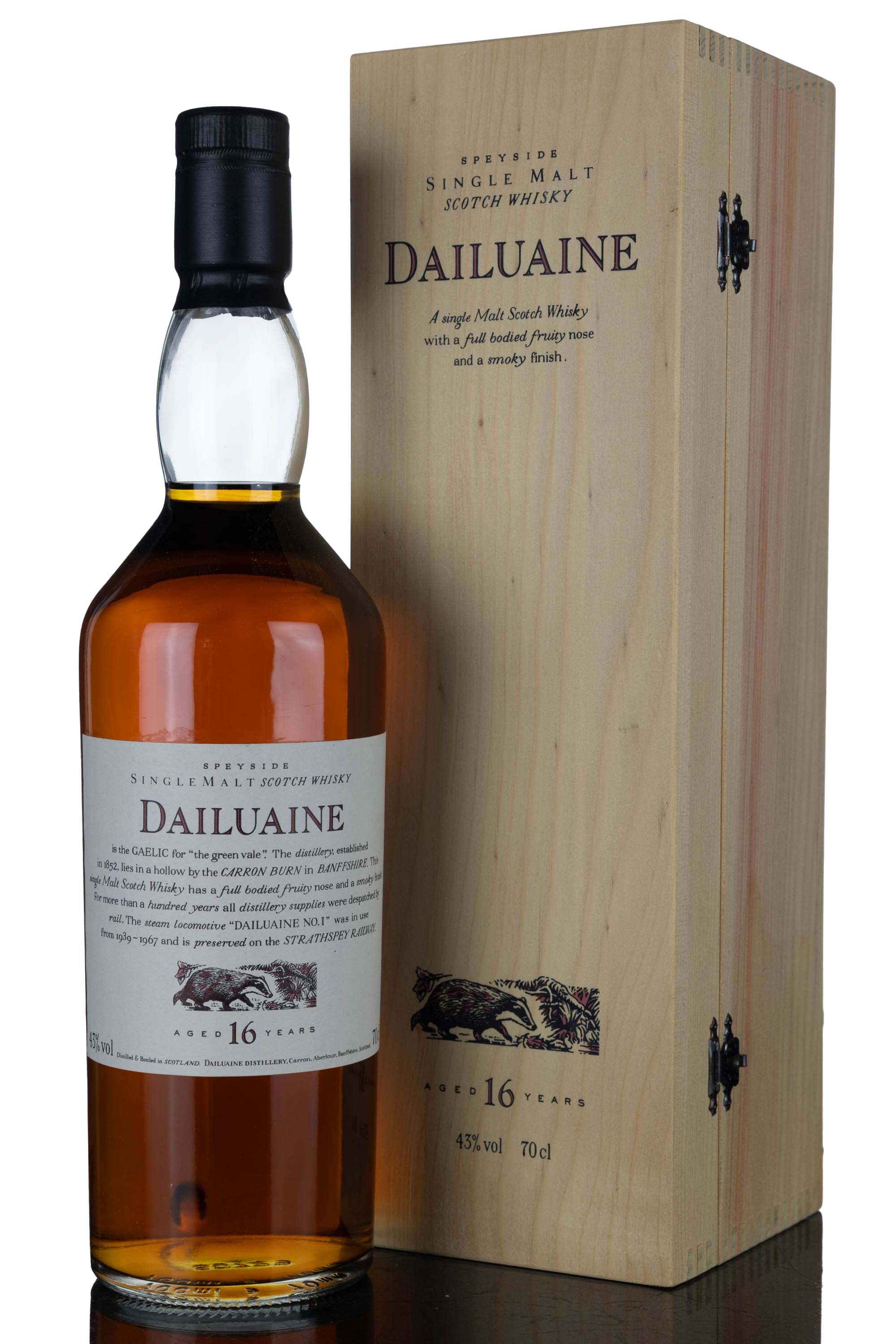 Dailuaine 16 Year Old - Flora & Fauna - Wooden Box