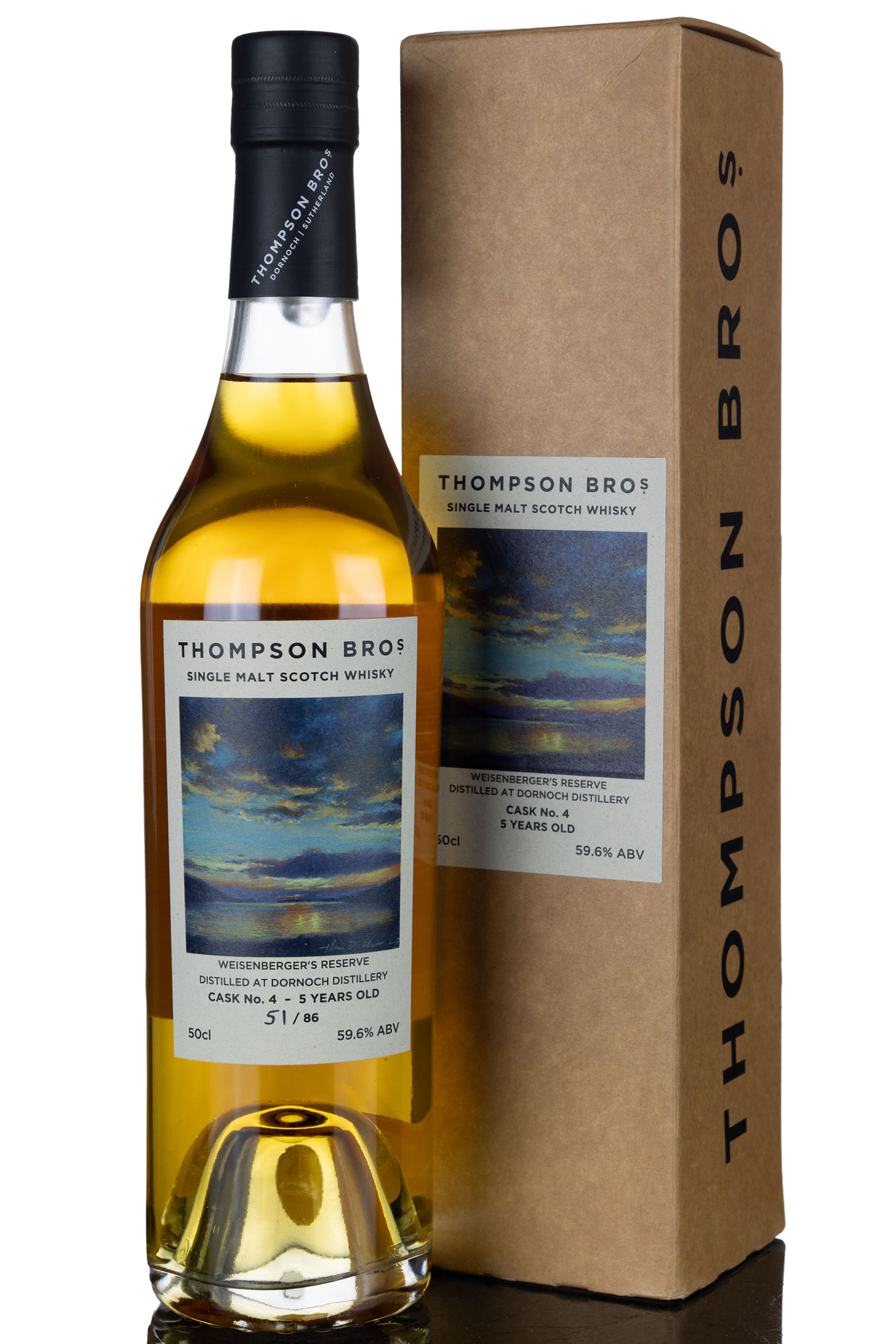 Dornoch 2017-2022 - 5 Year Old - Thompson Bros - Weisenbergers Reserve - Single Cask 4