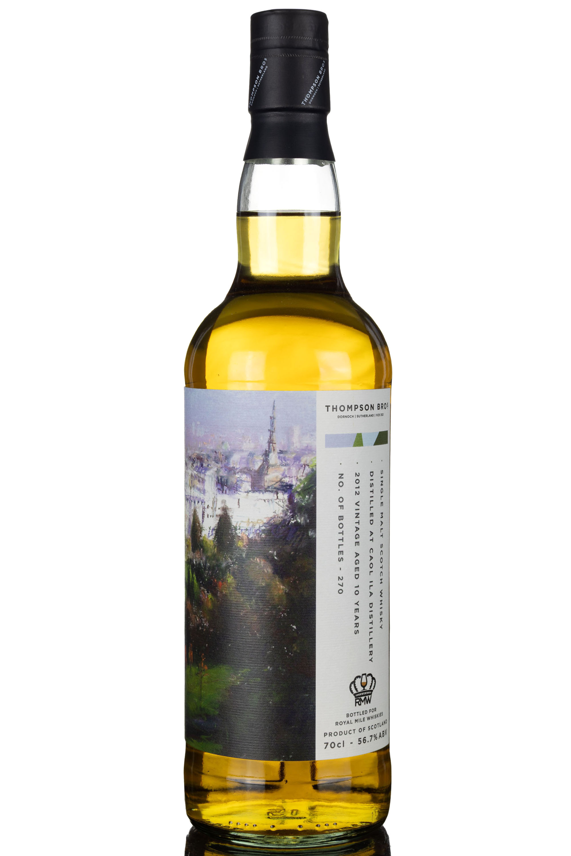 Caol Ila 2012-2022 - 10 Year Old - Thompson Bros - Royal Mile Whiskies Exclusive