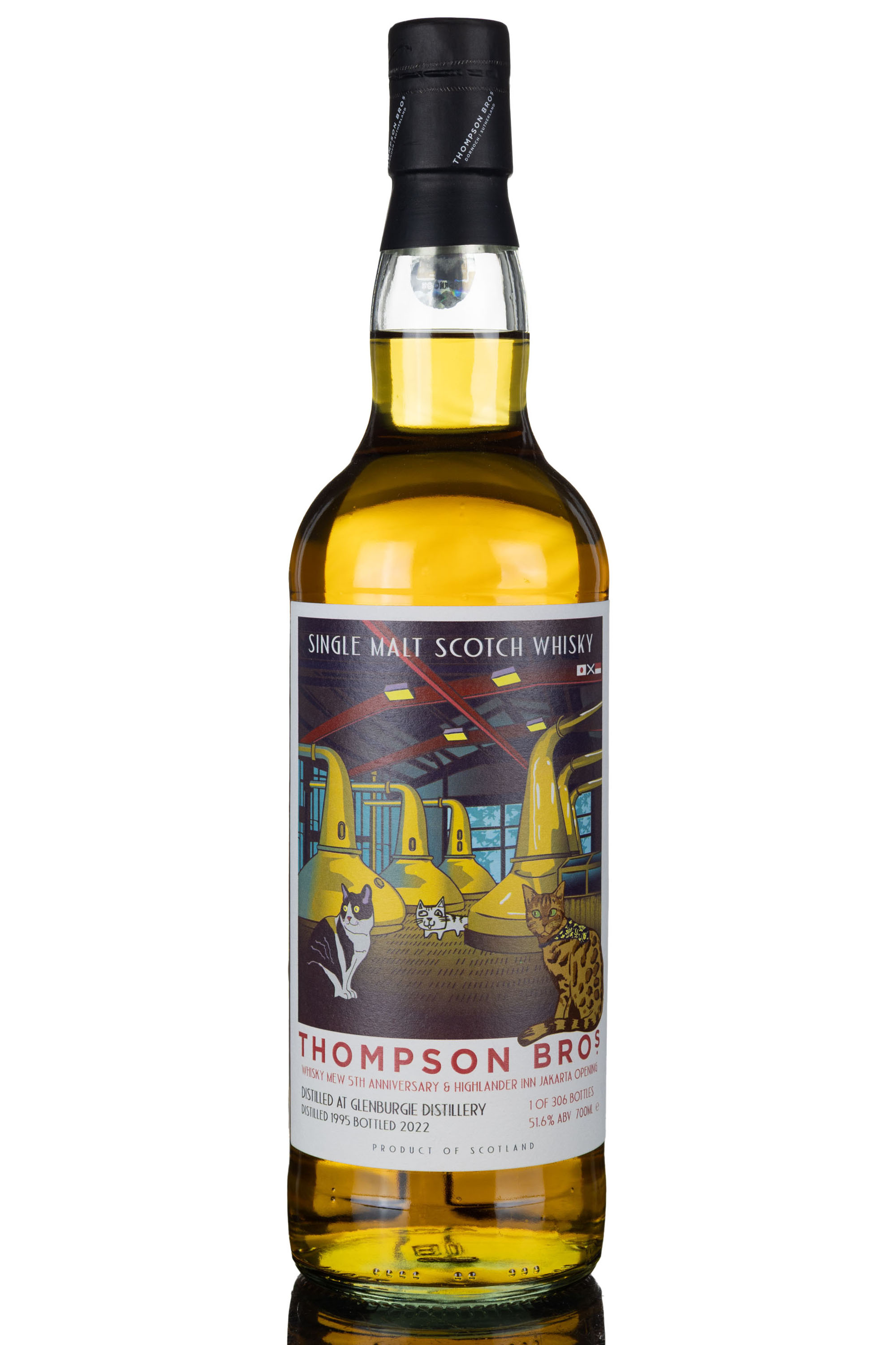 Glenburgie 1995-2022 - 27 Year Old - Thompson Bros - Whisky Mew & Highlander Inn Exclusive