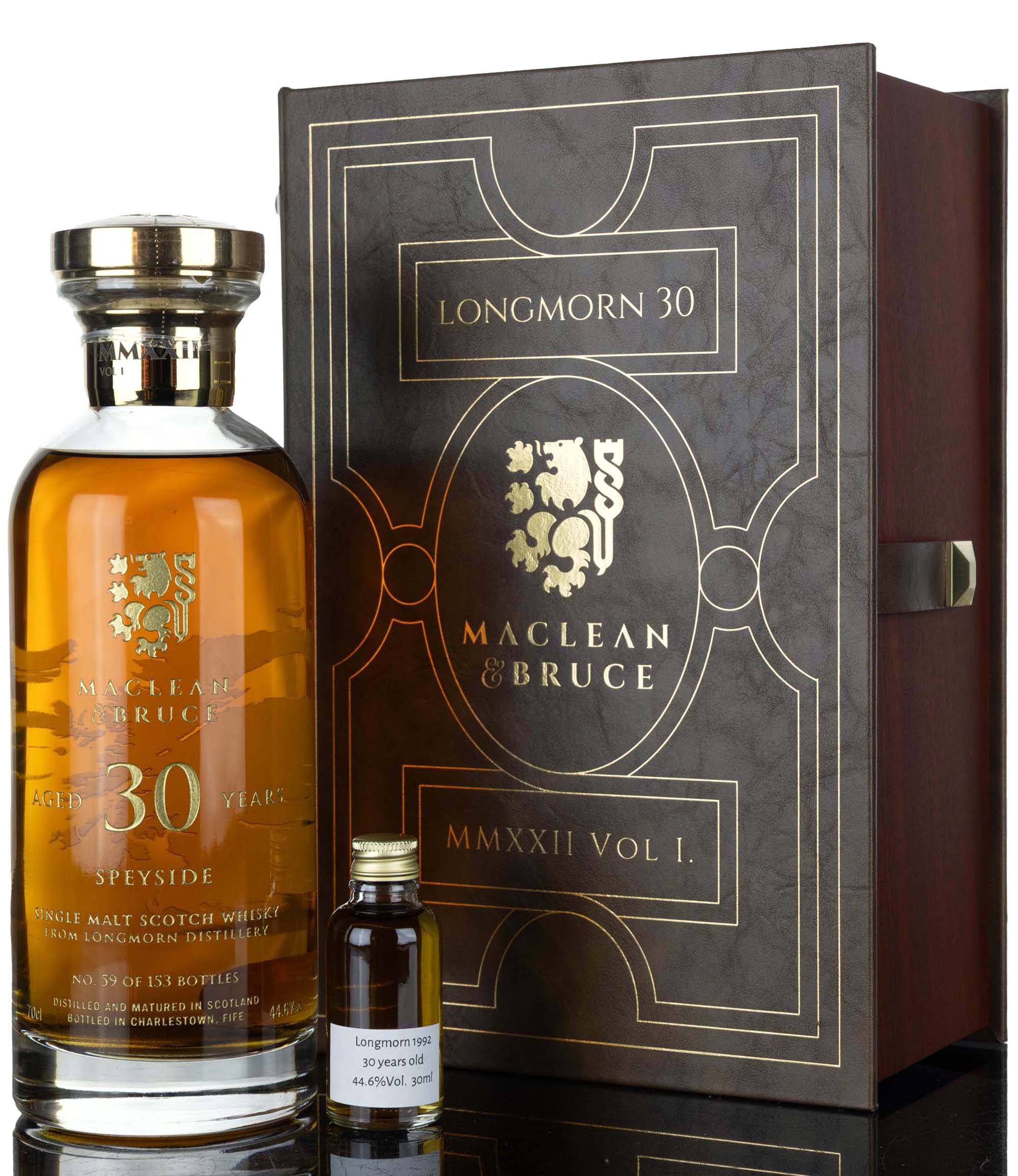 Longmorn 1992-2022 - 30 Year Old - Maclean & Bruce - MMXXII Volume 1 - Single Cask