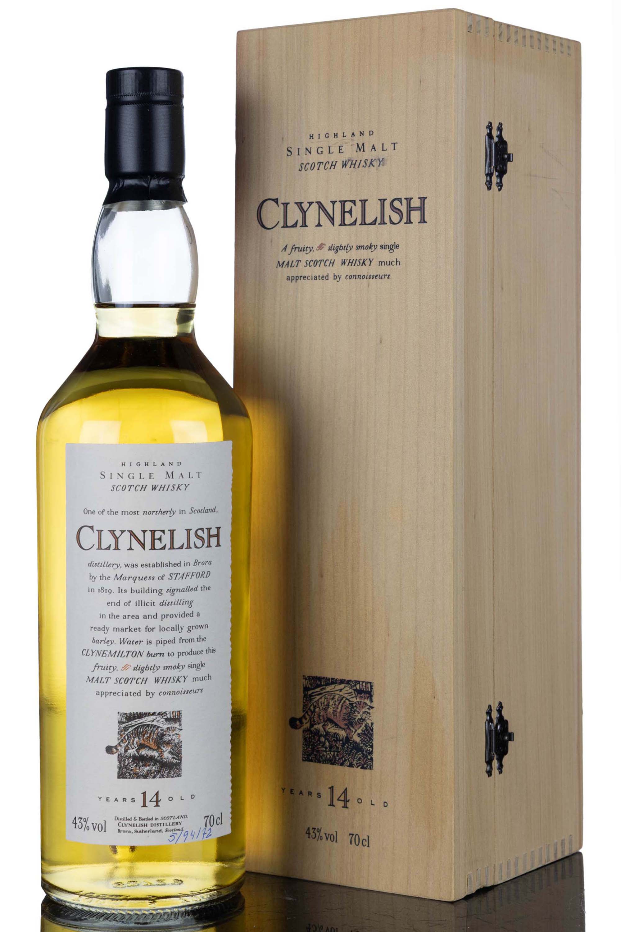 Clynelish 14 Year Old - Flora & Fauna - Wooden Box