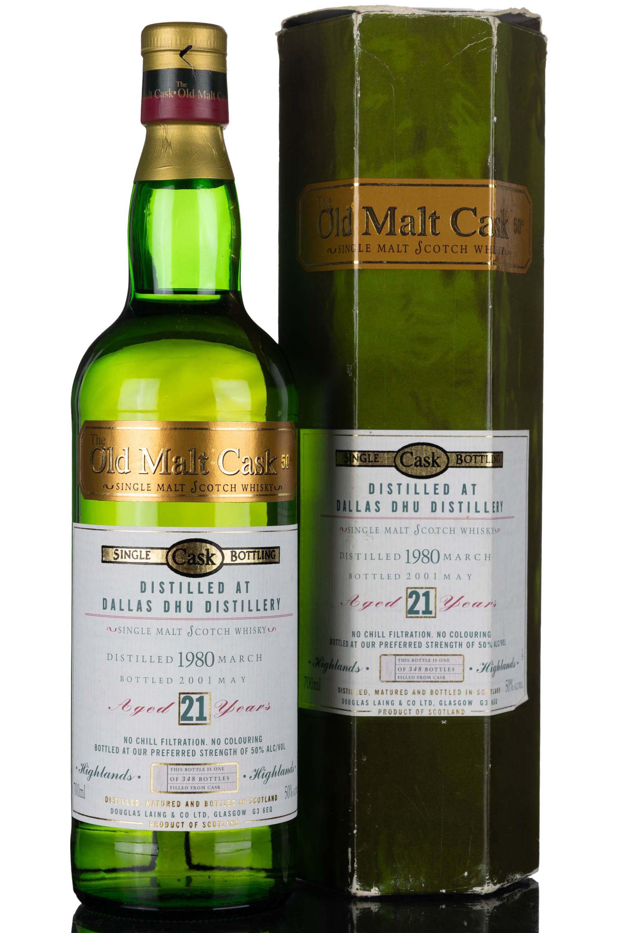 Dallas Dhu 1980-2001 - 21 Year Old - Douglas Laing - Old Malt Cask - Single Cask