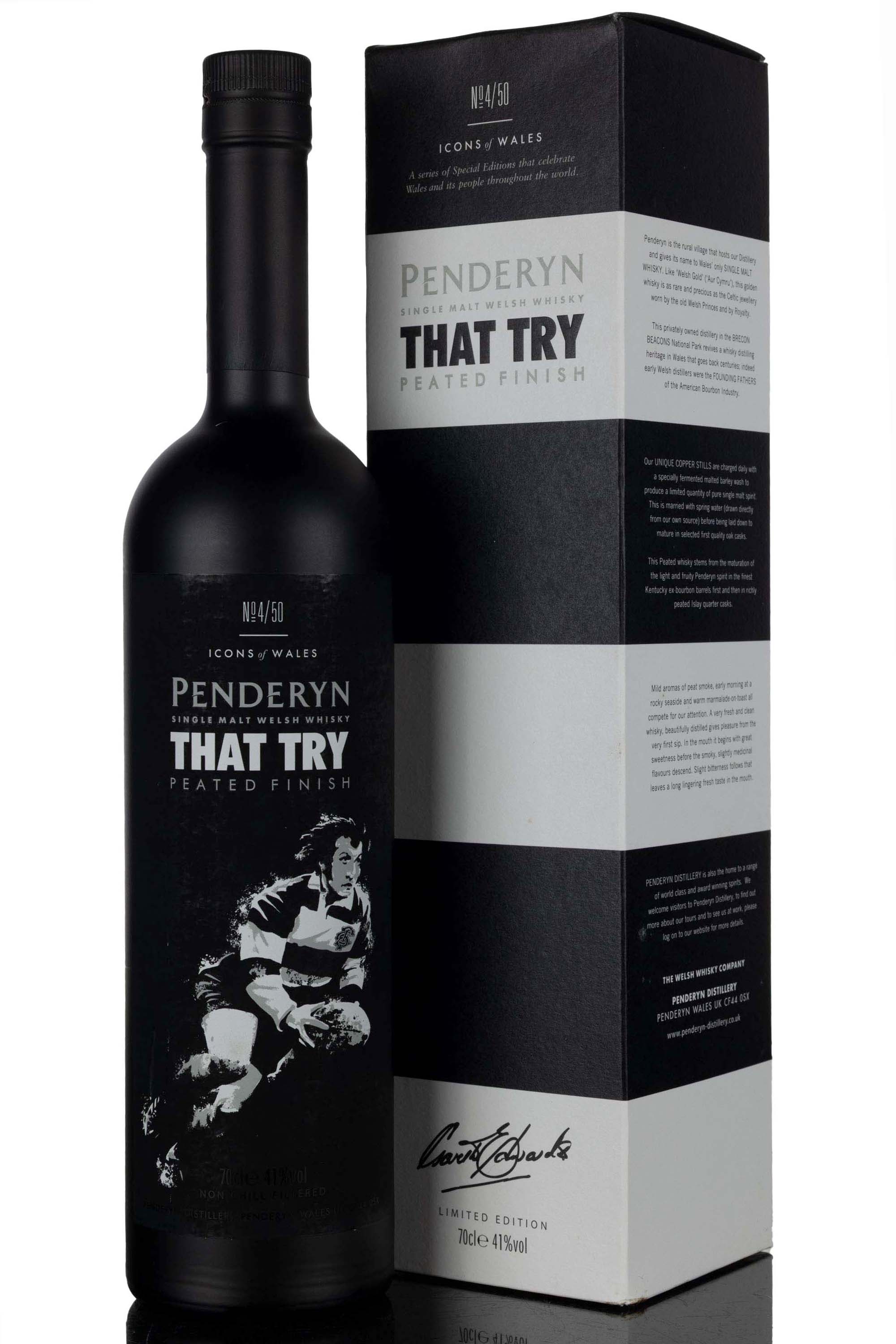 Penderyn Icons Of Wales - That Try No. 4/50