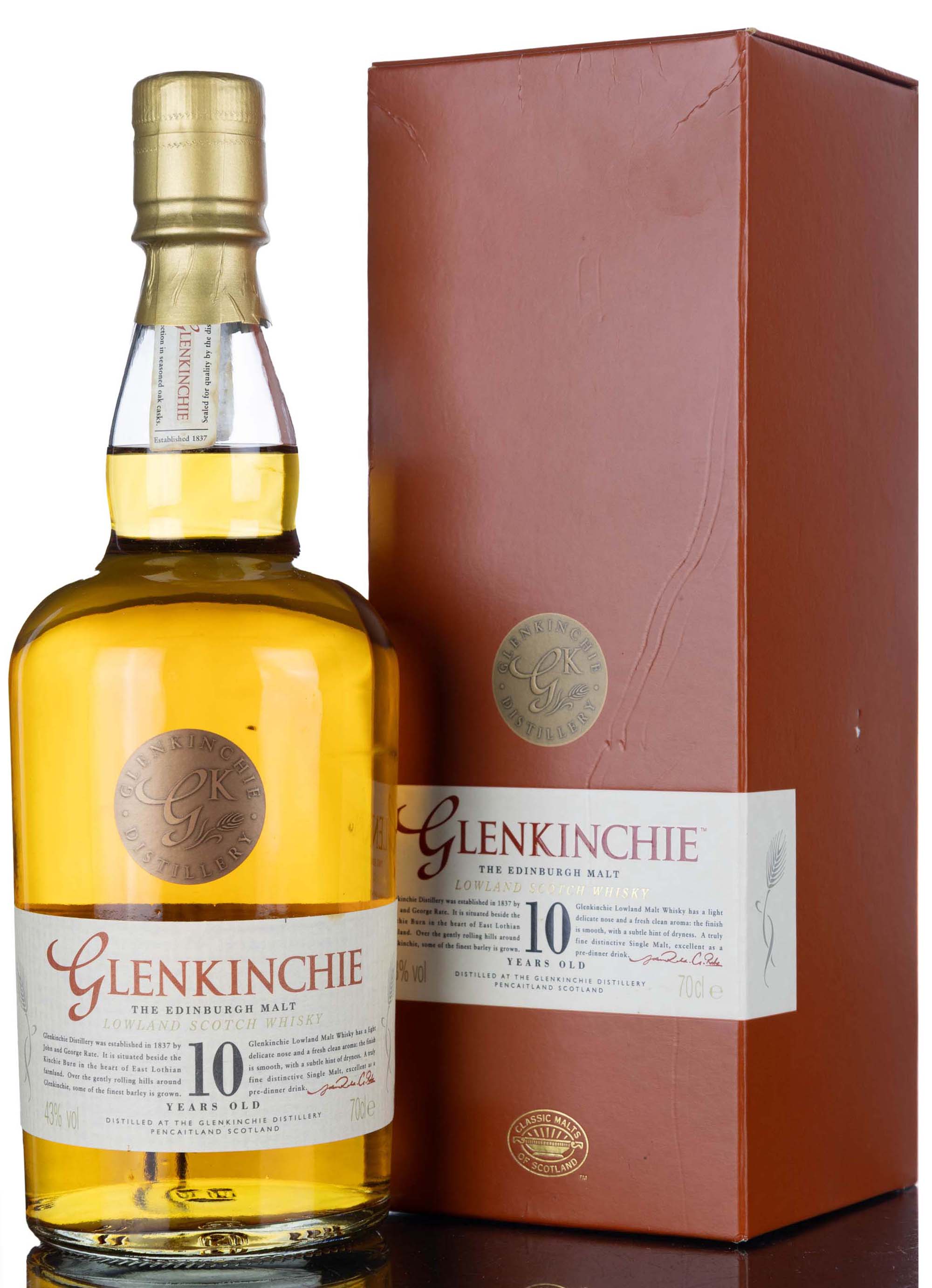 Glenkinchie 10 Year Old - Early 2000s