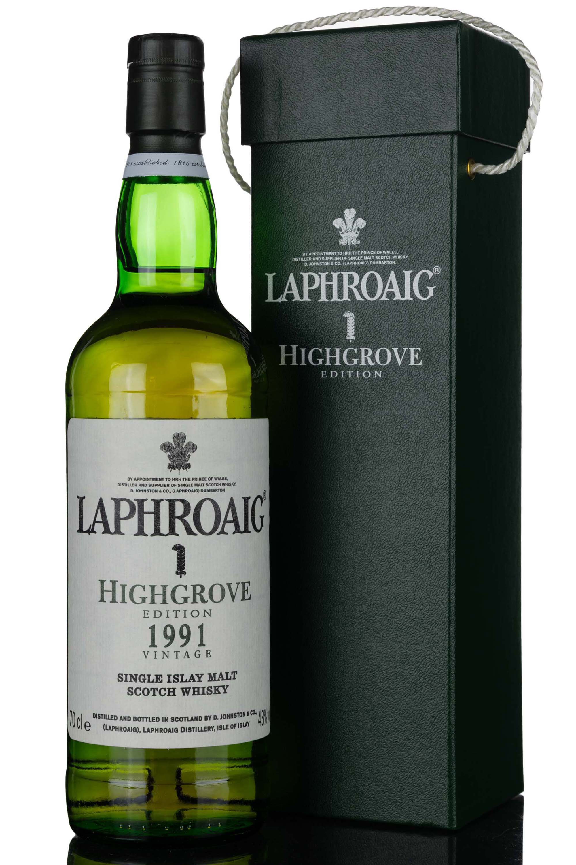 Laphroaig 1991 - Highgrove Edition - 2001 Release