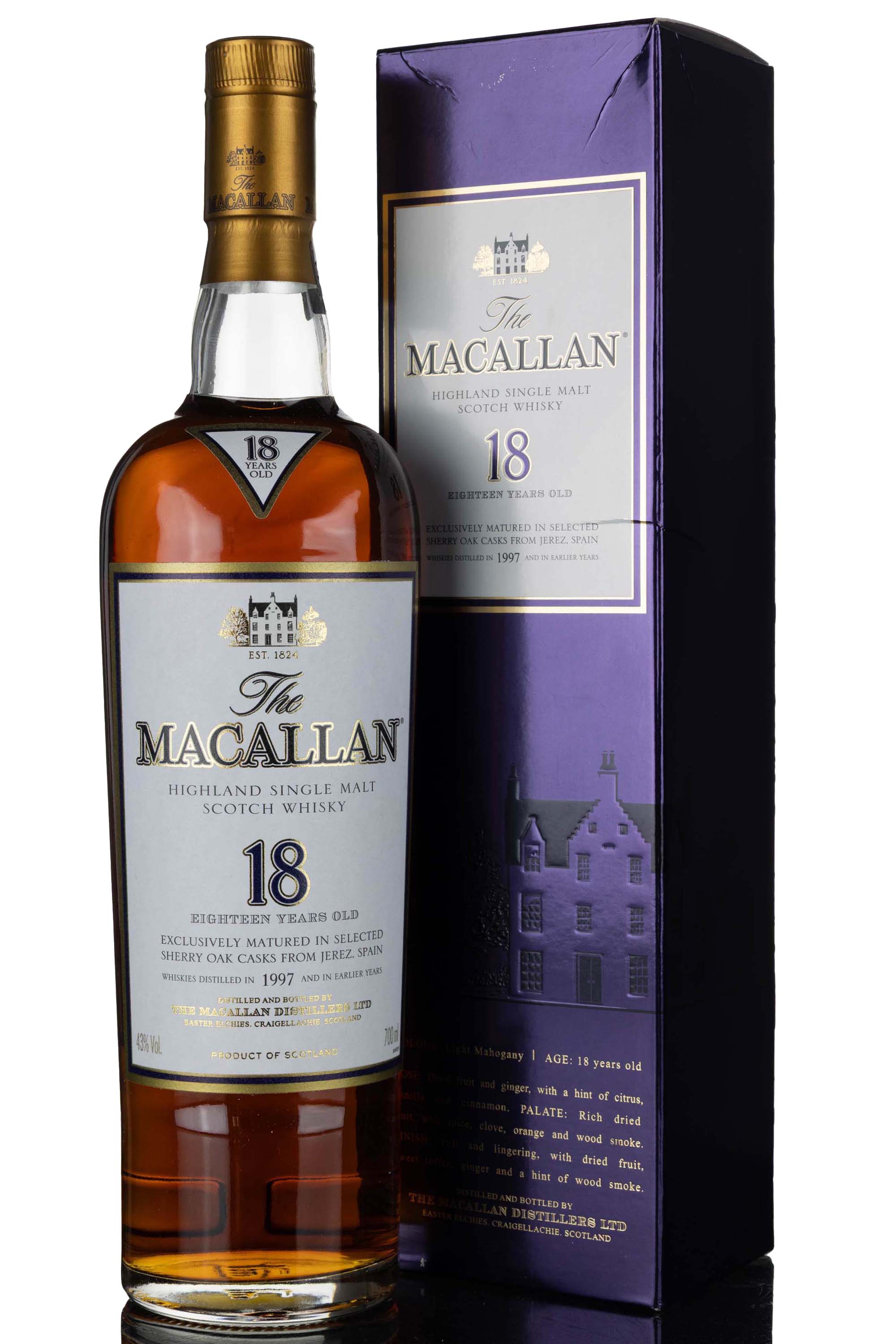 Macallan 1997 - 18 Year Old - Sherry Cask