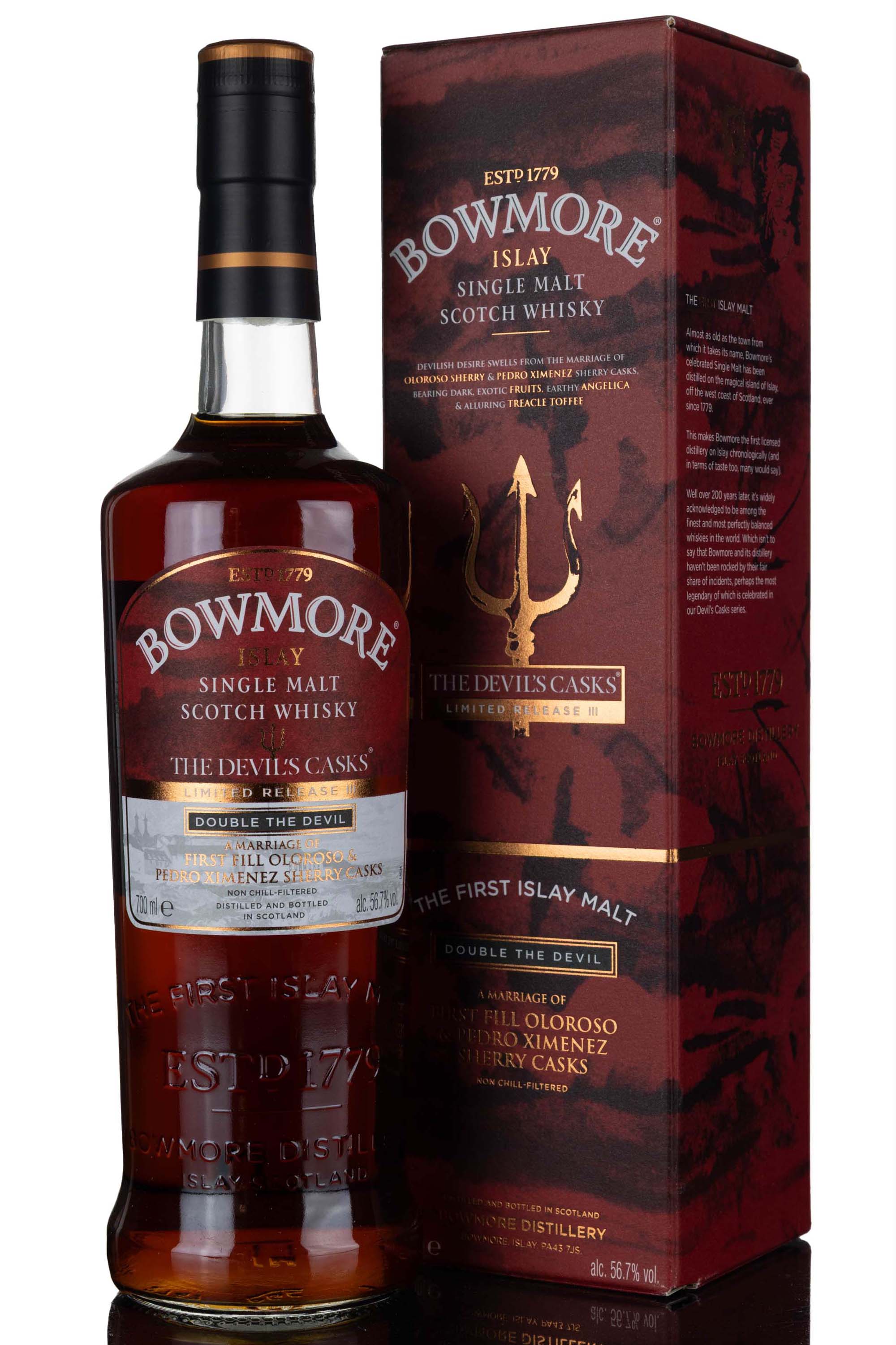 Bowmore 10 Year Old - The Devils Cask - Batch 3 - 2015 Release