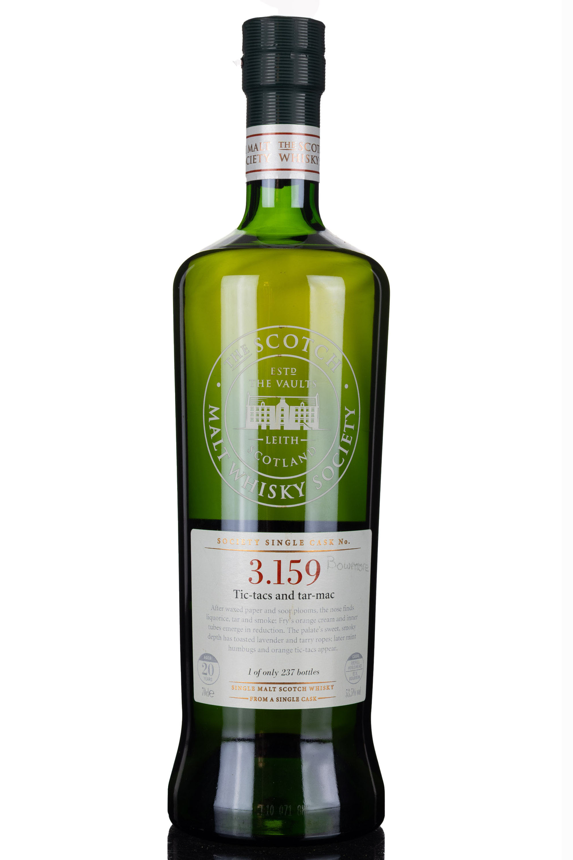 Bowmore 1988 - 20 Year Old - SMWS 3.159 - Tic-Tacs & Tar-Mac