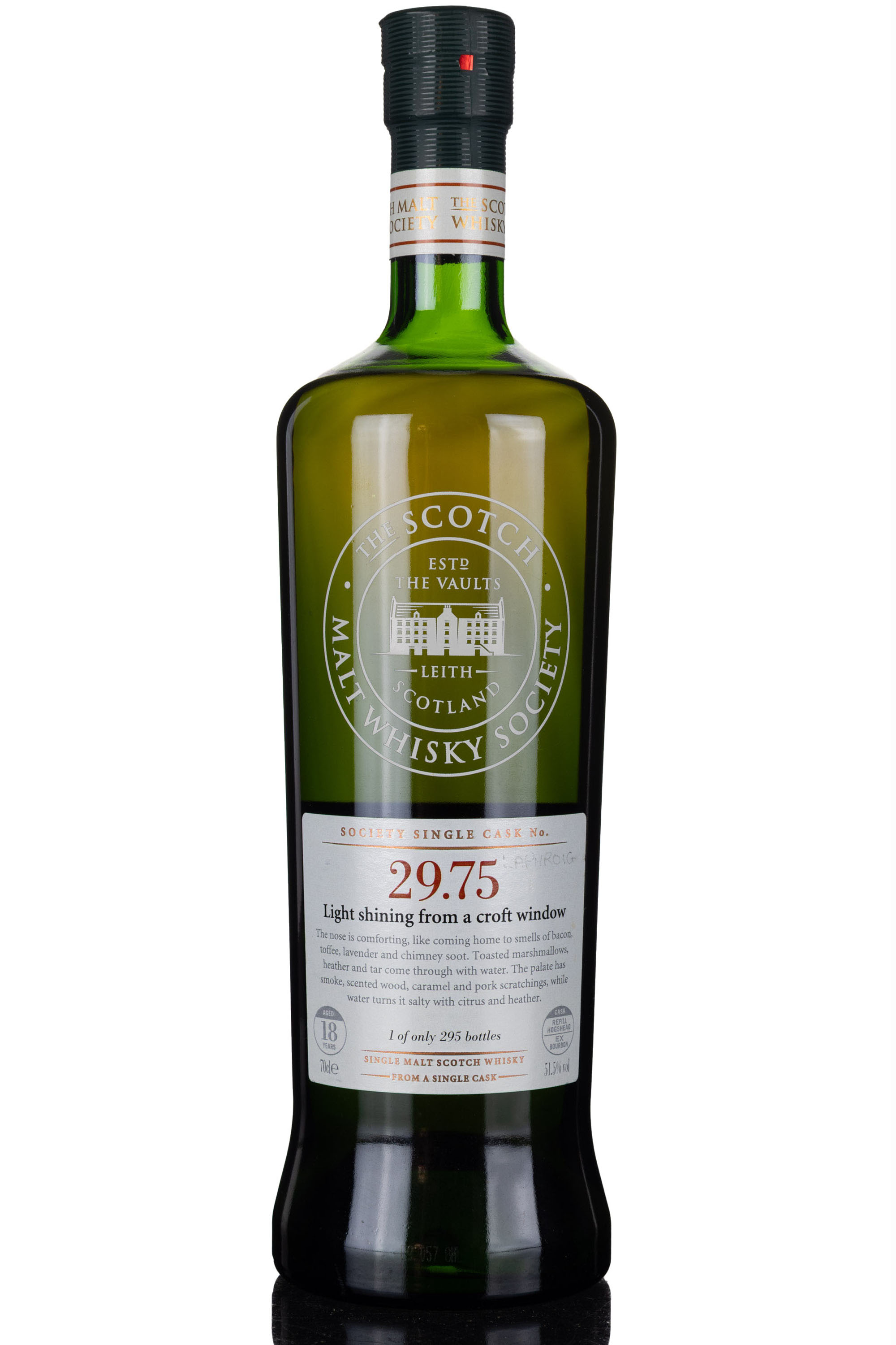 Laphroaig 1990-2009 - 18 Year Old - SMWS 29.75 - Light Shining From A Croft Window