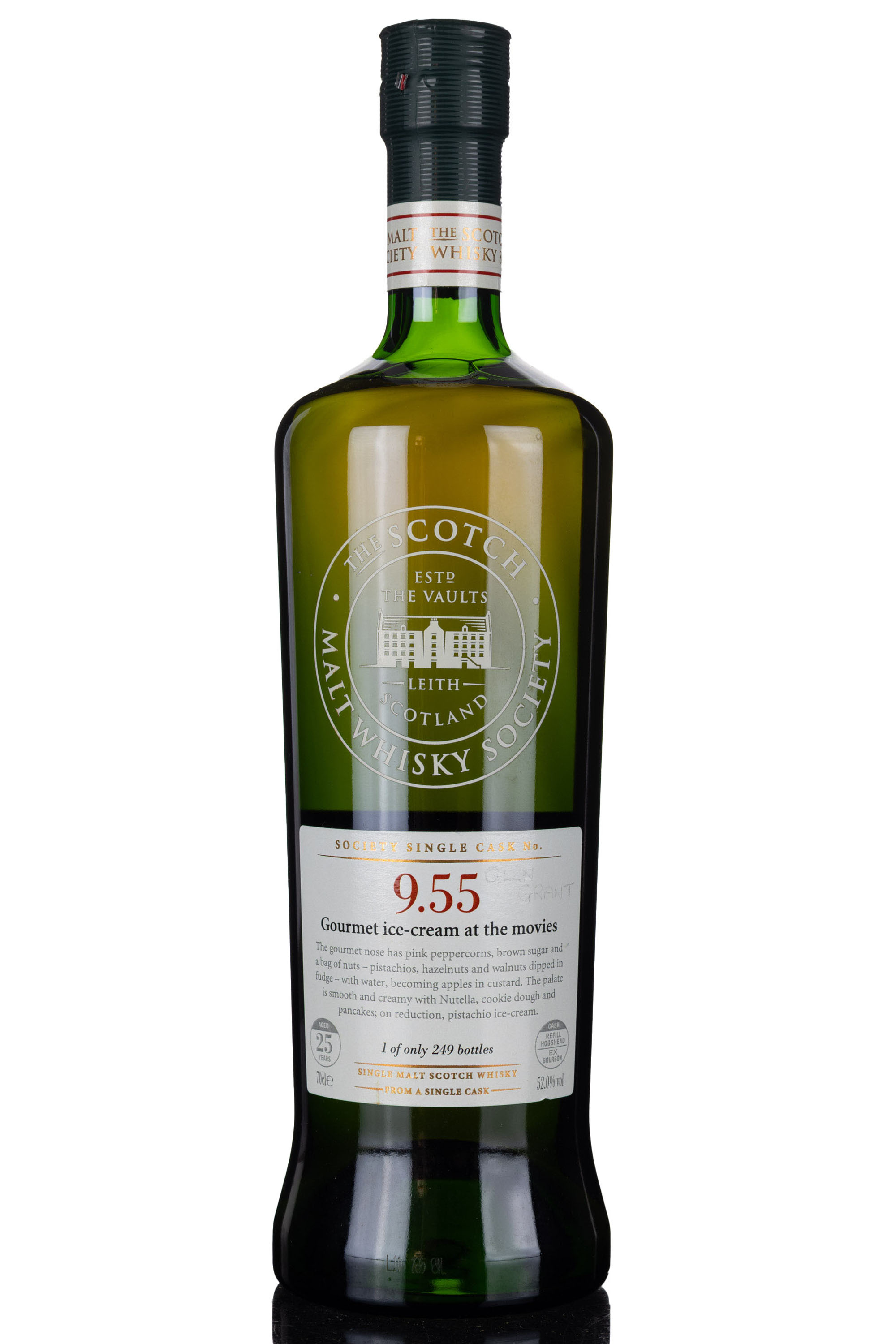 Glen Grant 1984-2010 - 25 Year Old - SMWS 9.55 - Gourmet Ice-Cream At The Movies