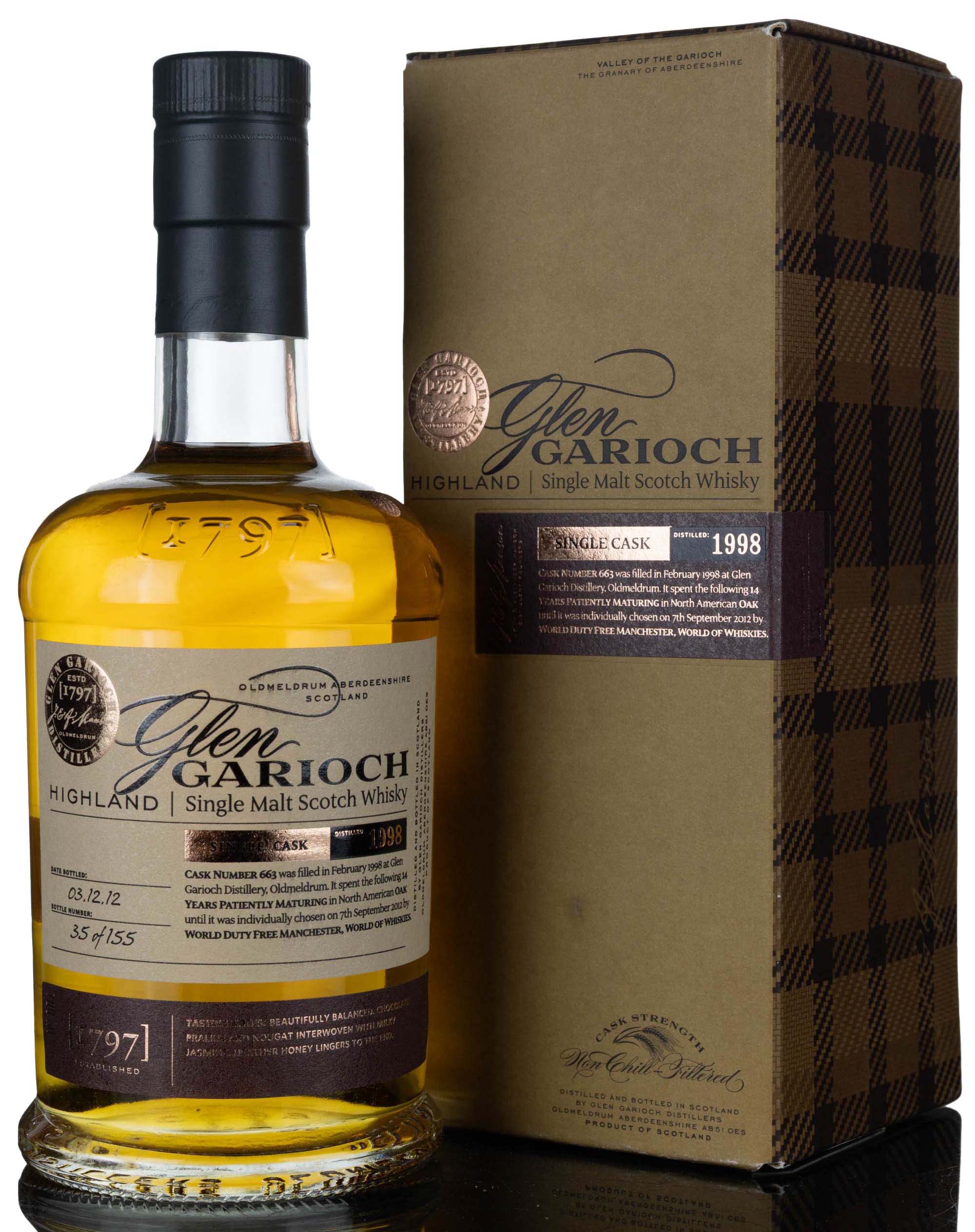 Glen Garioch 19982012 14 Year Old Single Cask 663 World Of Whiskies Exclusive