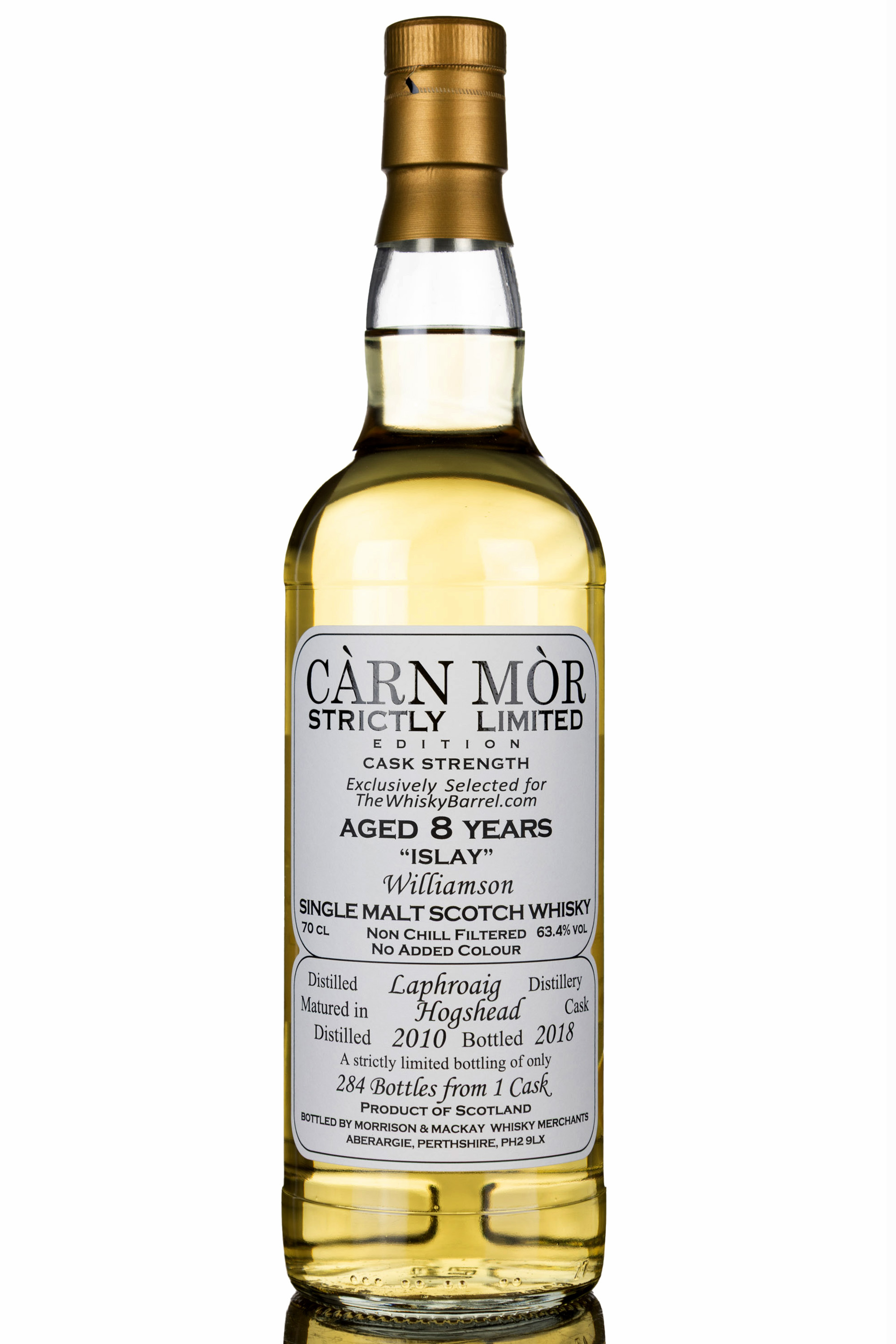 Williamson (Laphroaig) 2010-2018 - 8 Year Old - Carn Mor - Strictly Limited - The Whisky B
