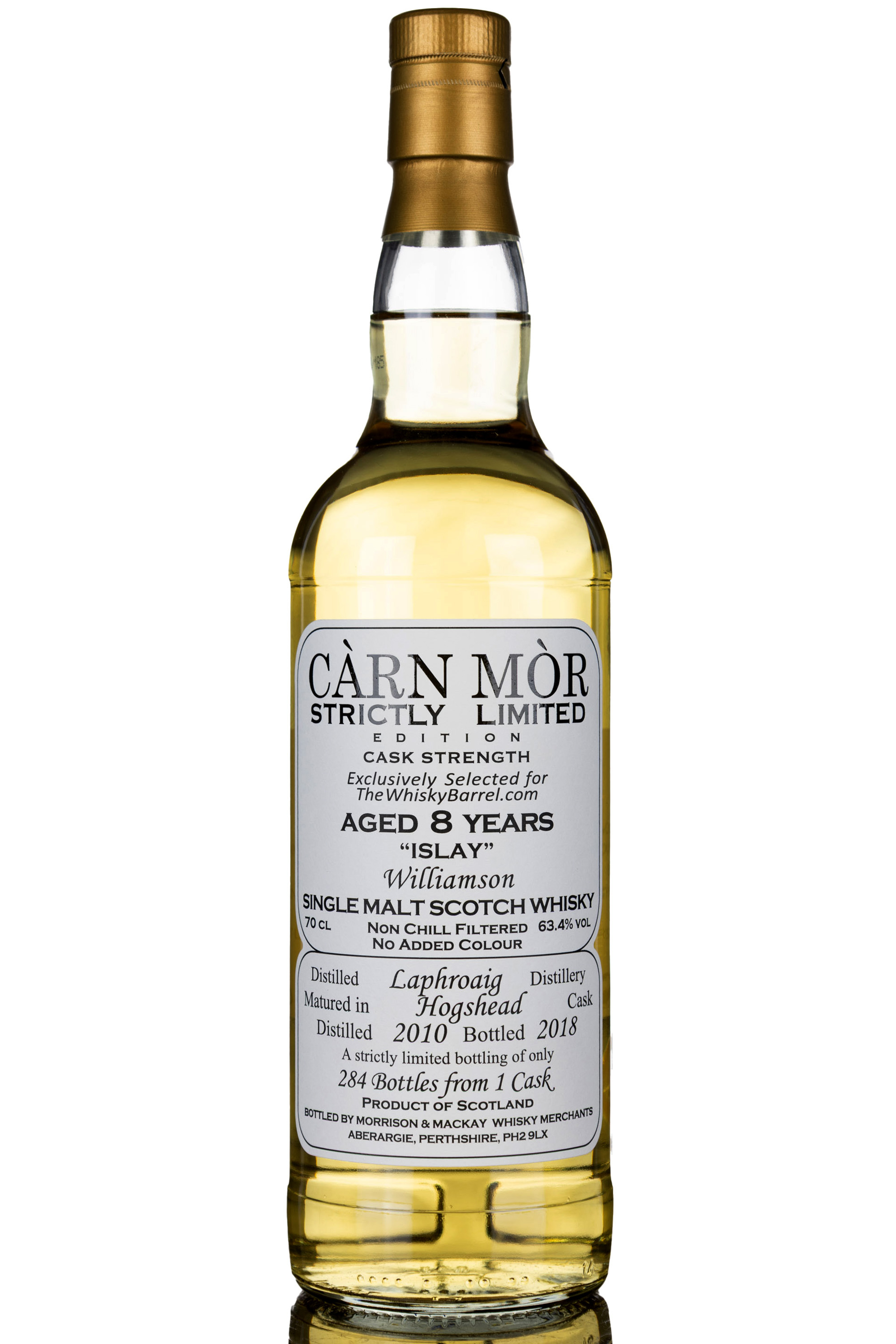 Williamson (Laphroaig) 2010-2018 - 8 Year Old - Carn Mor - Strictly Limited - The Whisky B