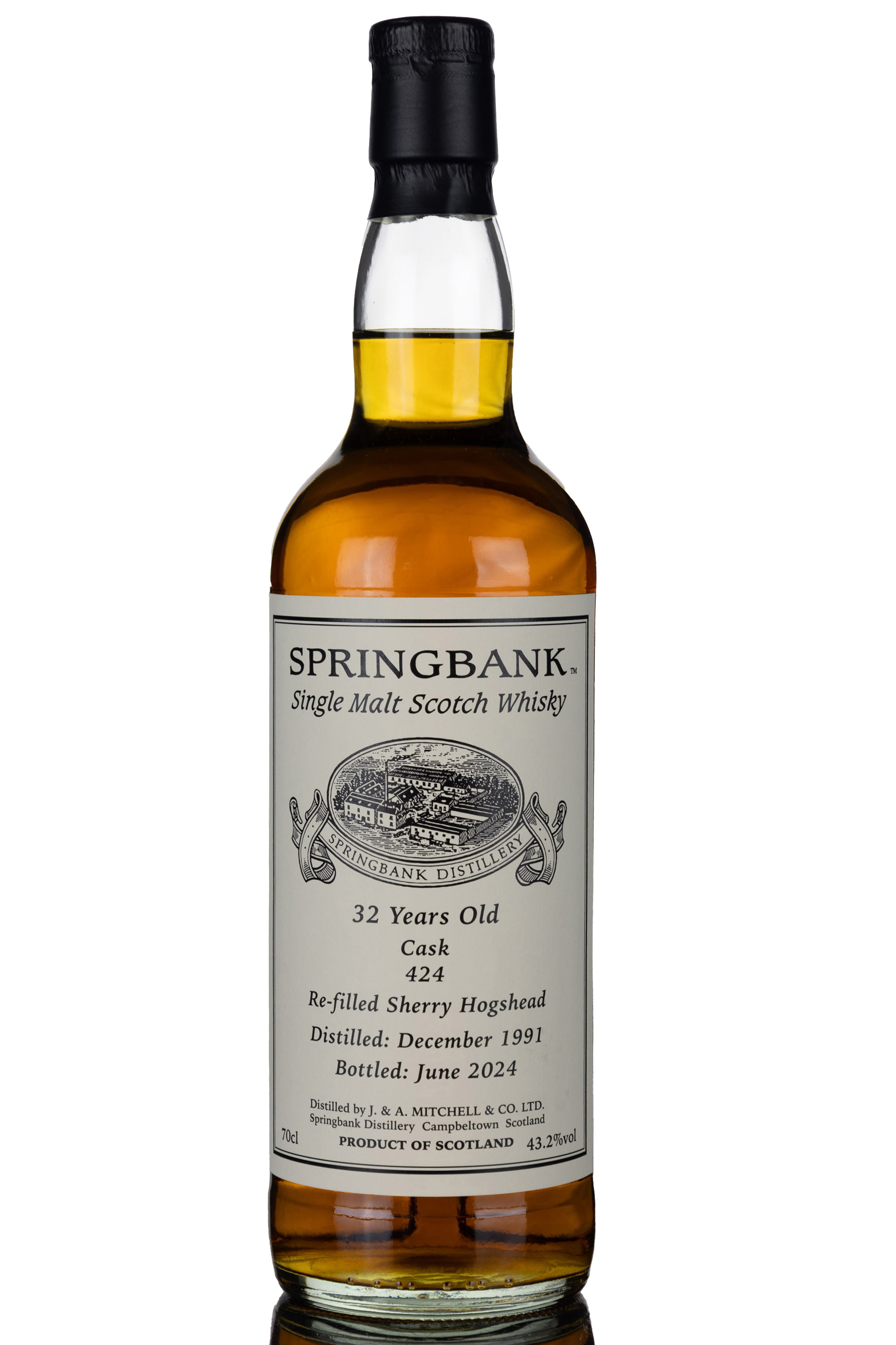 Springbank 1991-2024 - 32 Year Old - Single Cask 424 - Private Bottling