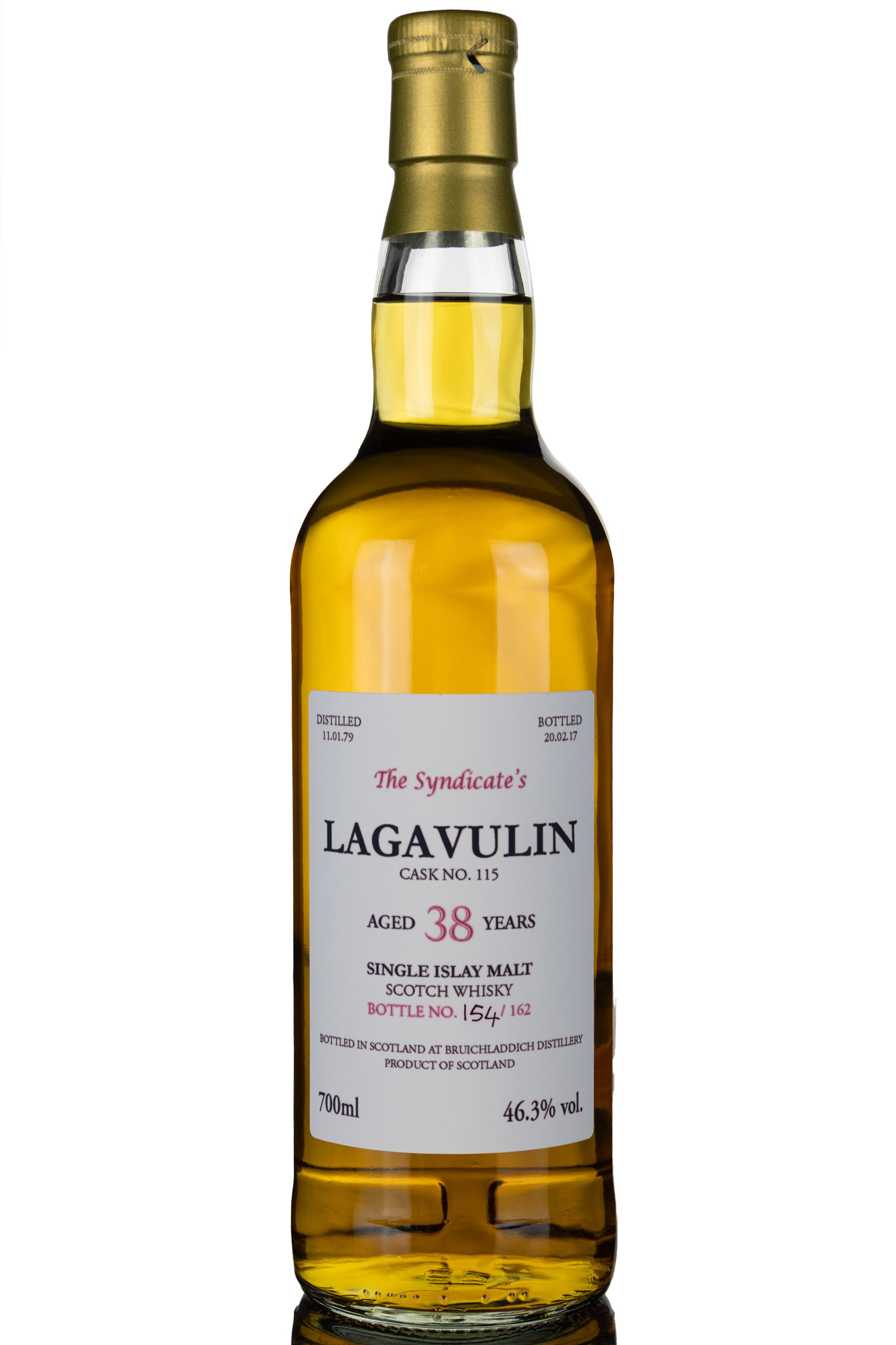 Lagavulin 1979-2017 - 38 Year Old - The Syndicates - Single Cask 115