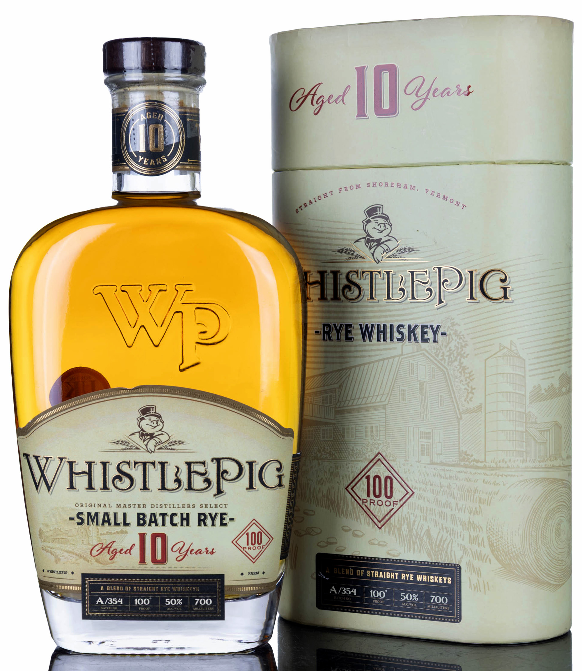 WhistlePig 10 Year Old - Small Batch Rye A/354