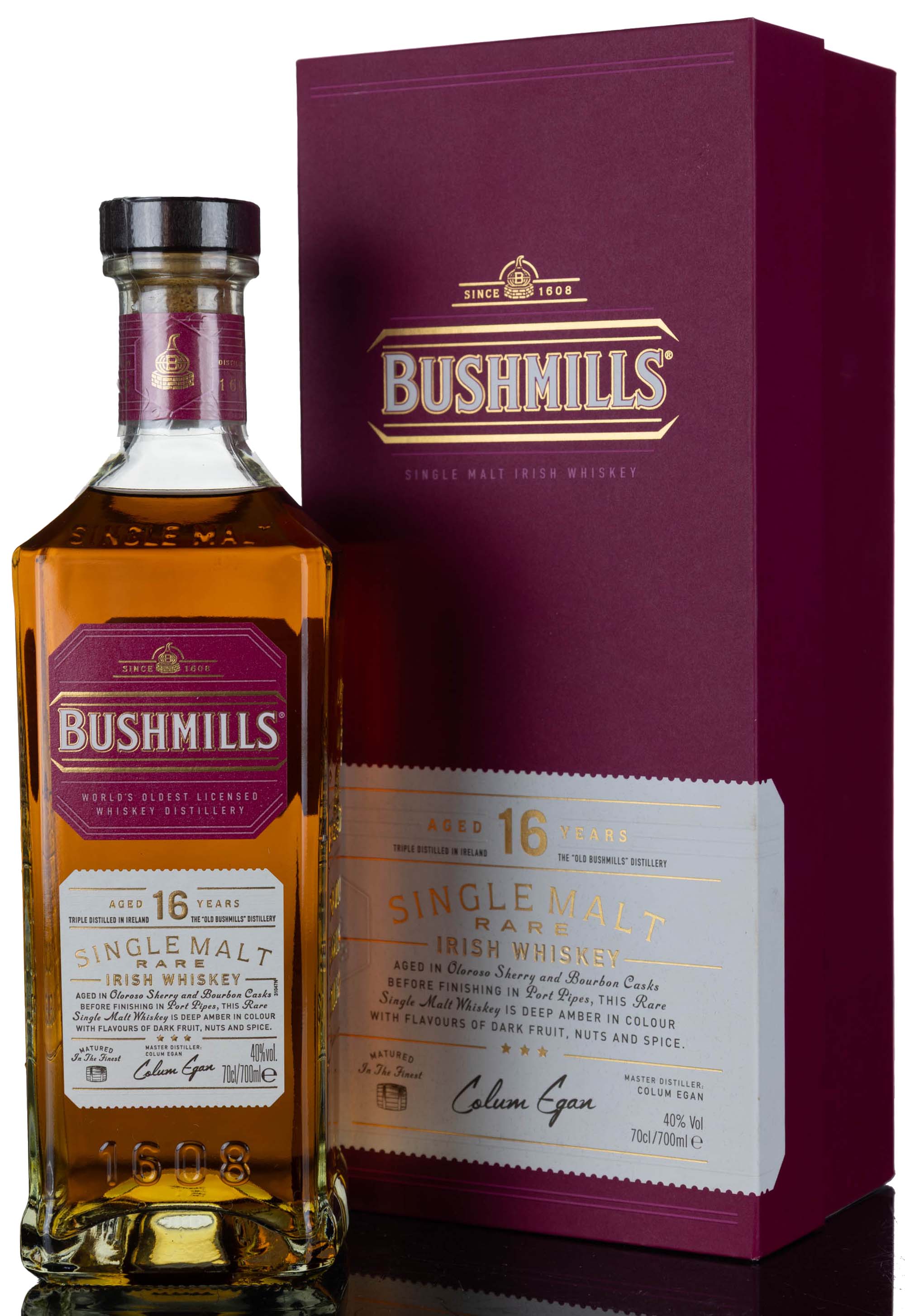 Bushmills 16 Year Old - Port Pipe Finish